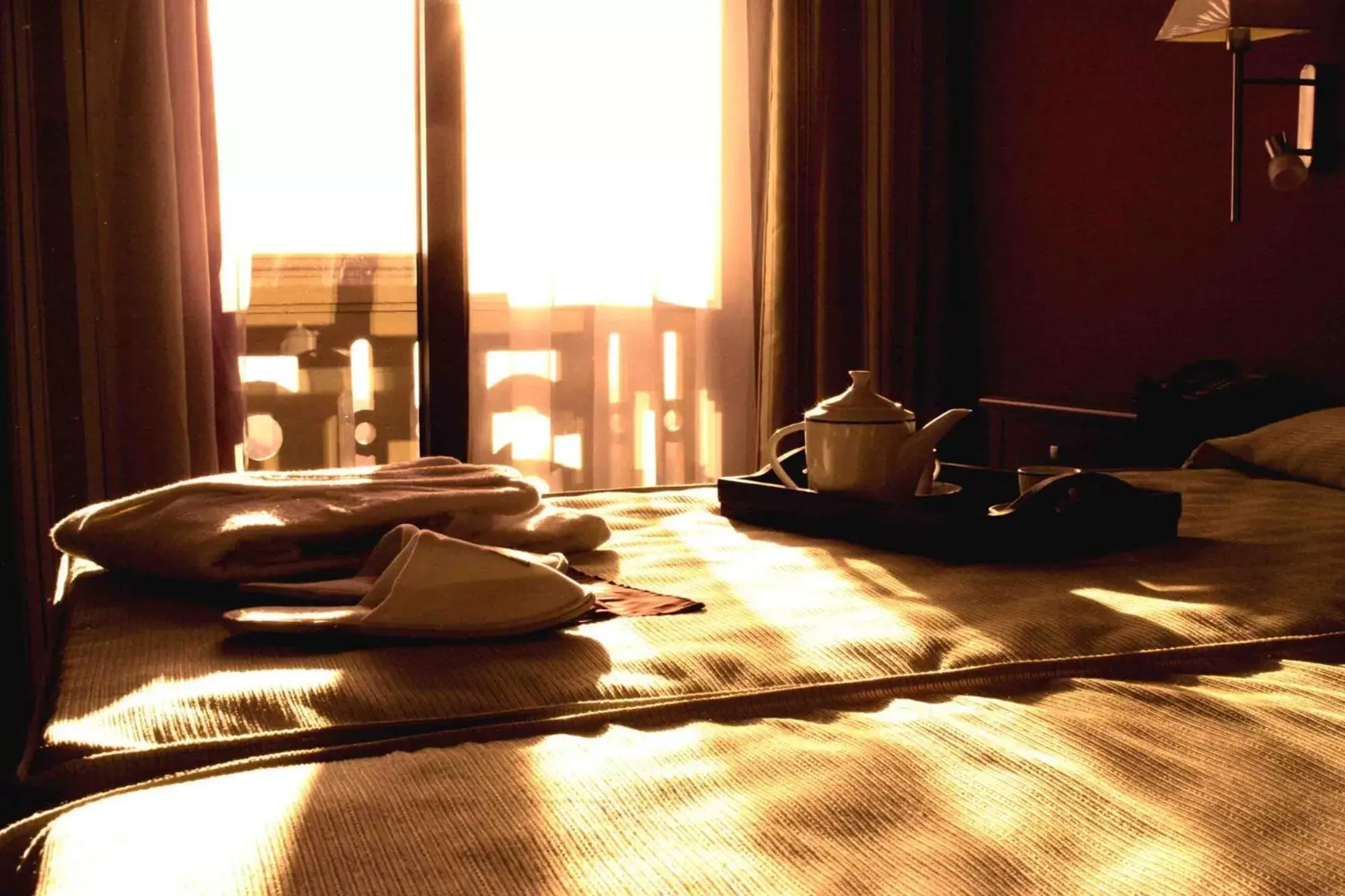 Twin Room with Balcony in Hotel Campos de Baeza Twin Room with Balcony in Hotel Campos de Baeza