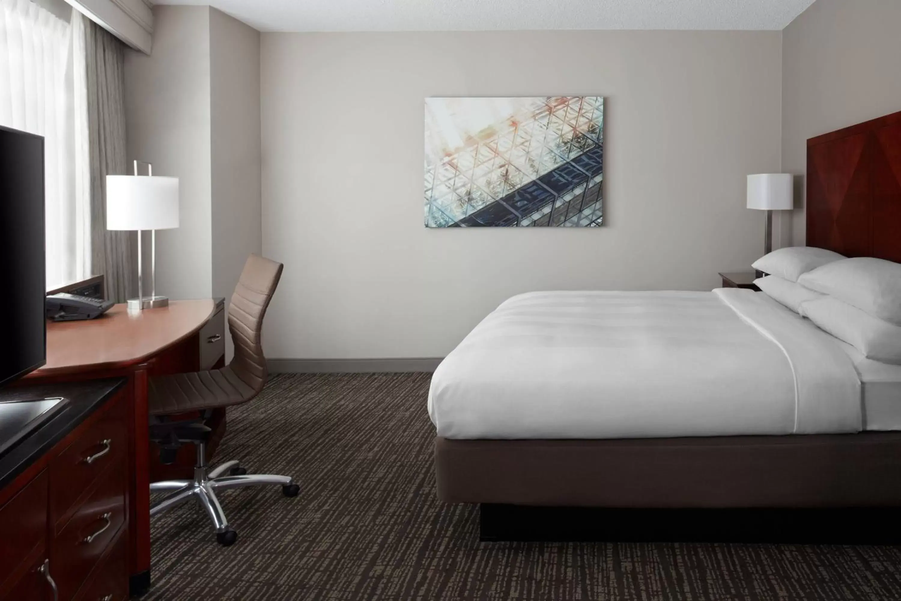 Concierge lounge access, Guest room, 1 King in Marriott Downtown at CF Toronto Eaton Centre Concierge lounge access, Guest room, 1 King in Marriott Downtown at CF Toronto Eaton Centre