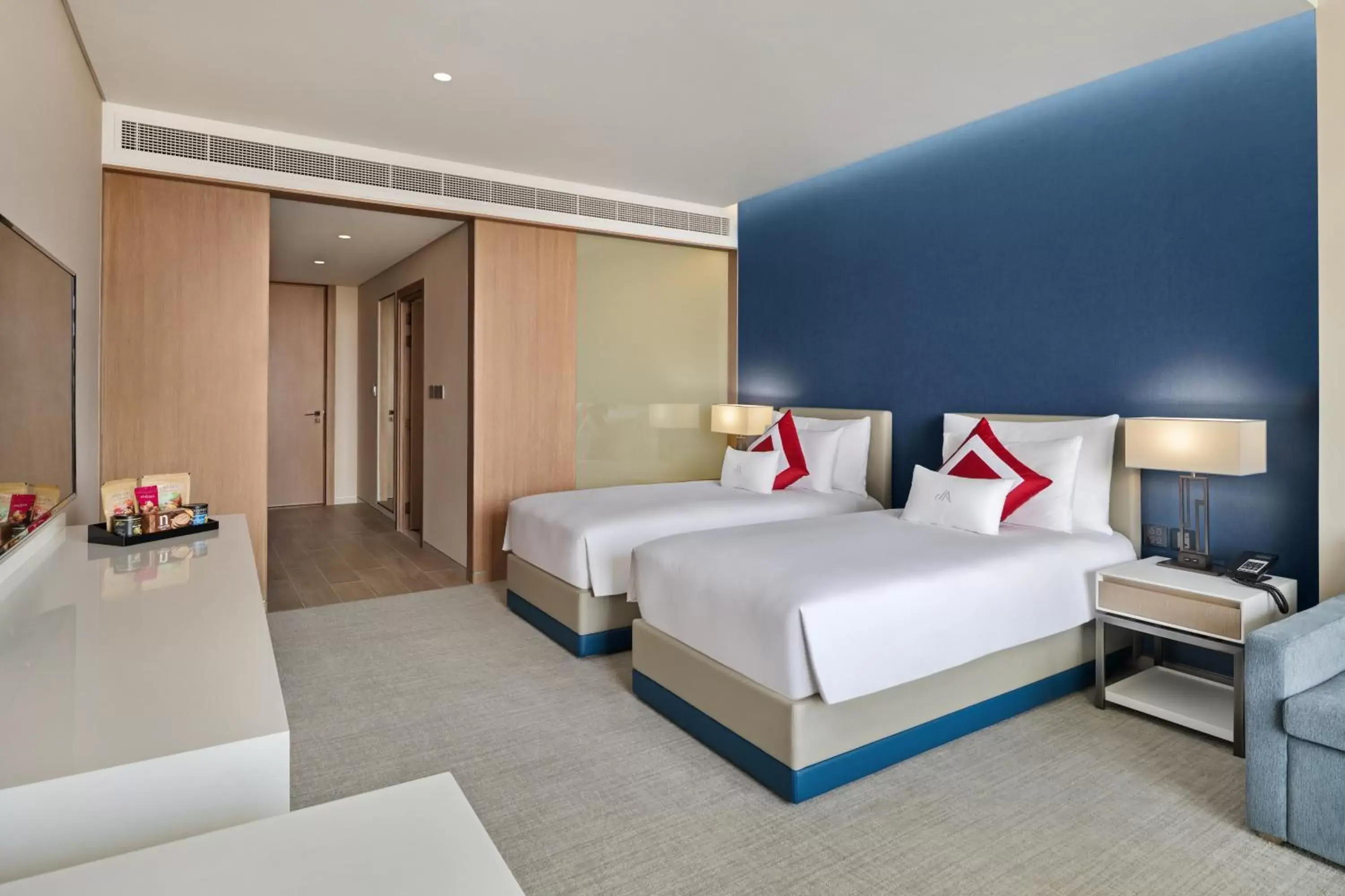 Standard Room - Twin Bed with Splash Park, Beach Access & Free Shuttle to Shopping Malls in JA Lake View Hotel, Dubai Standard Room - Twin Bed with Splash Park, Beach Access & Free Shuttle to Shopping Malls in JA Lake View Hotel, Dubai