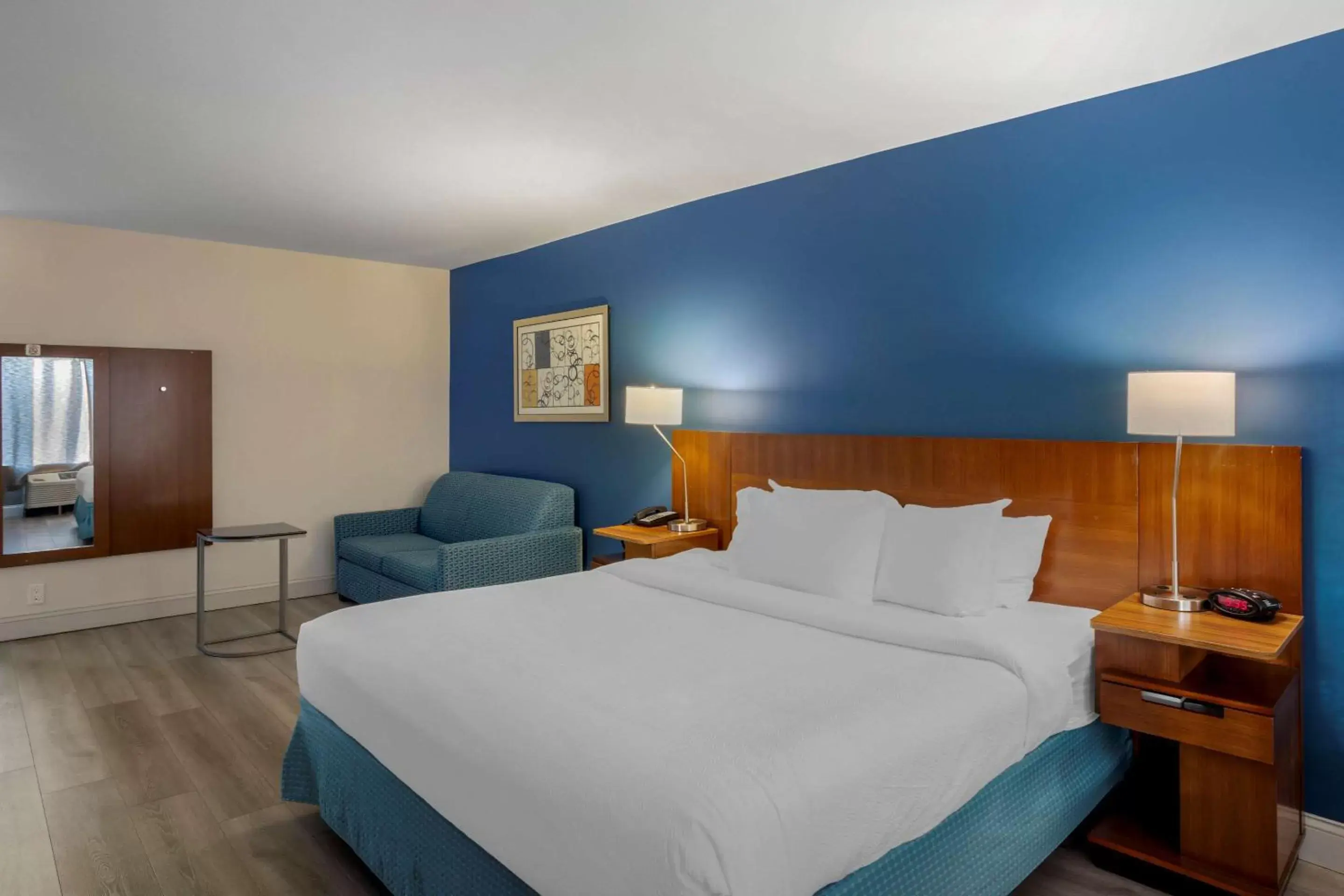 King Room with Sofabed and Roll-In Shower - Accessible/Non Smoking in Comfort Inn & Suites Mt Laurel - Philadelphia King Room with Sofabed and Roll-In Shower - Accessible/Non Smoking in Comfort Inn & Suites Mt Laurel - Philadelphia