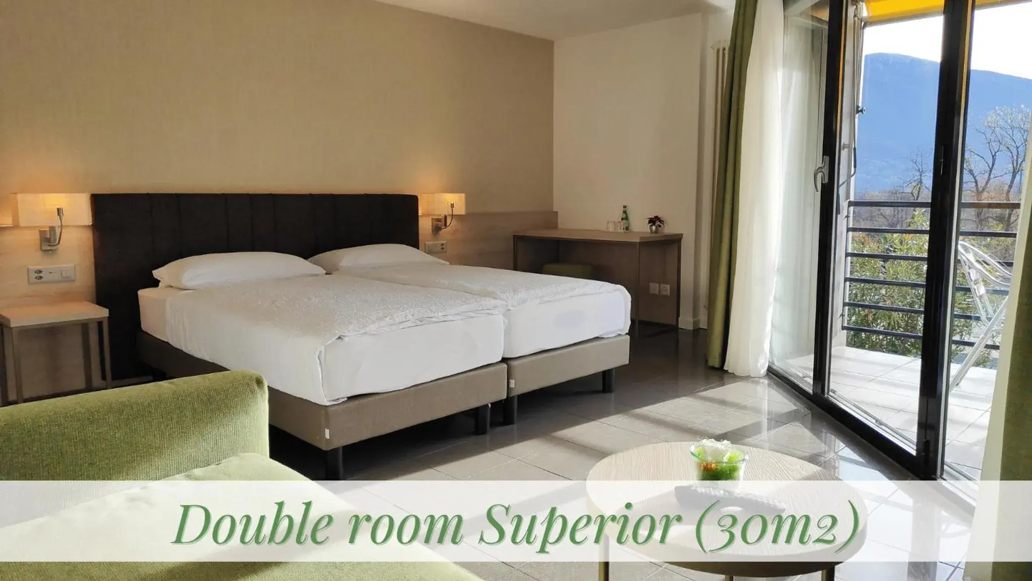 Superior Double Room with Balcony - single occupancy in Hotel Nessi Locarno Superior Double Room with Balcony - single occupancy in Hotel Nessi Locarno
