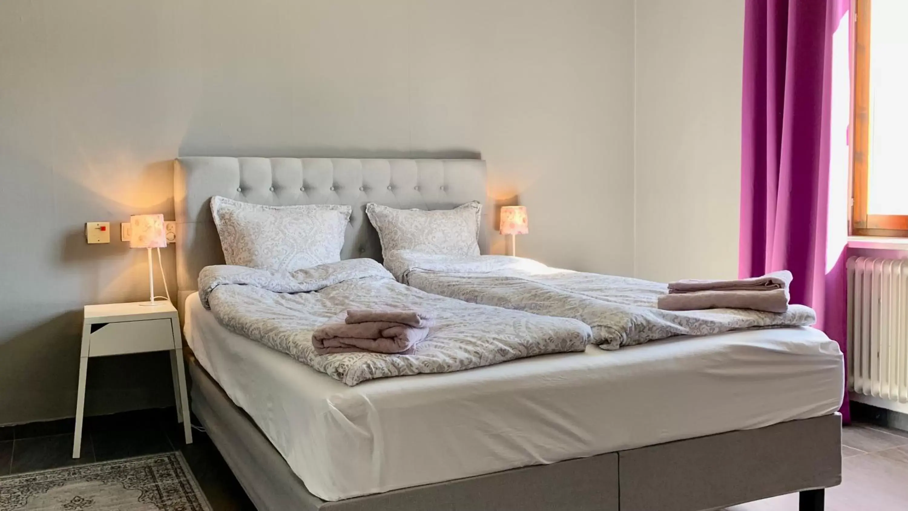 Twin Room with Private Bathroom in Tornedalens B&B Twin Room with Private Bathroom in Tornedalens B&B