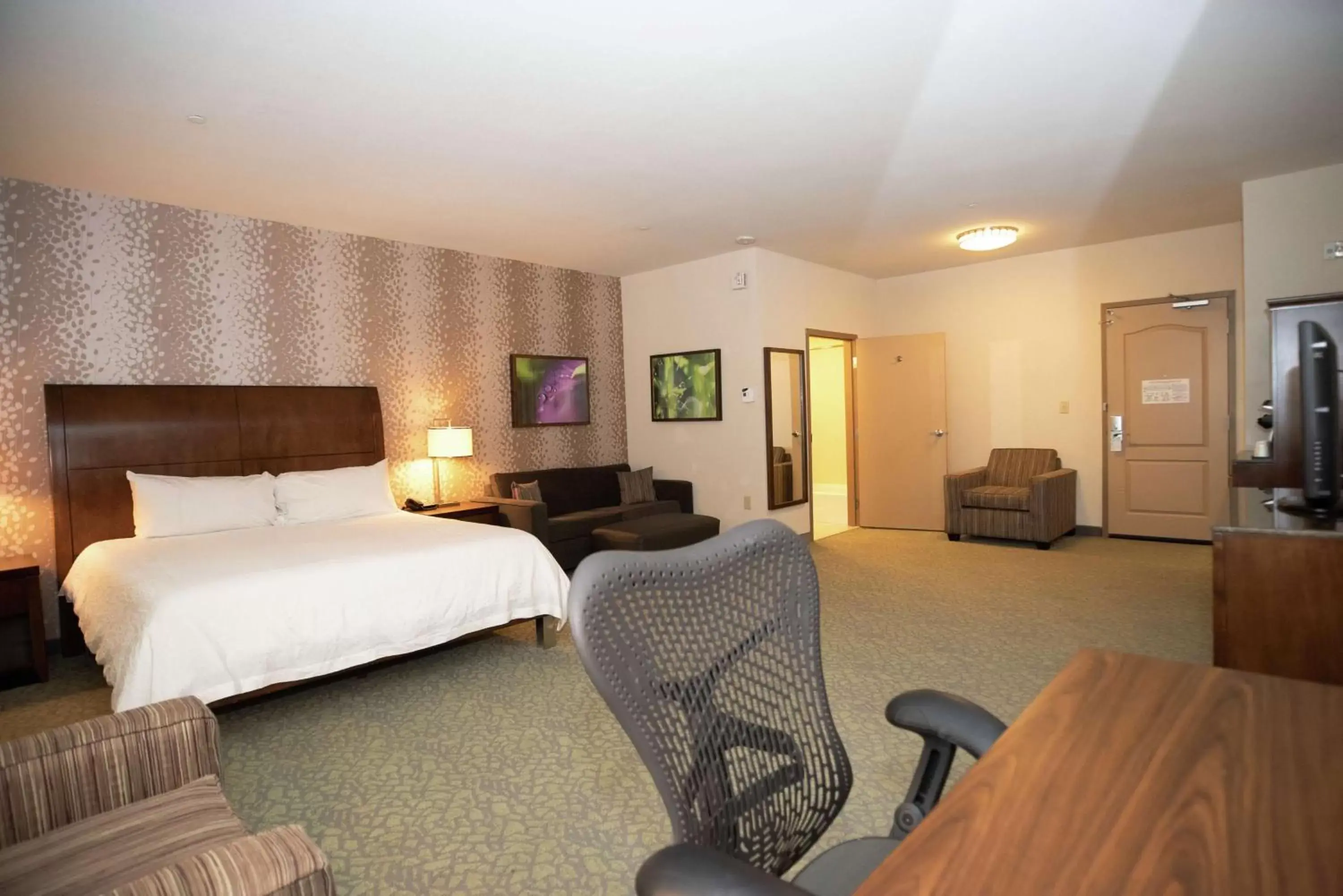 King Room with Roll-In Shower - Mobility Access in Hilton Garden Inn Covington/Mandeville King Room with Roll-In Shower - Mobility Access in Hilton Garden Inn Covington/Mandeville