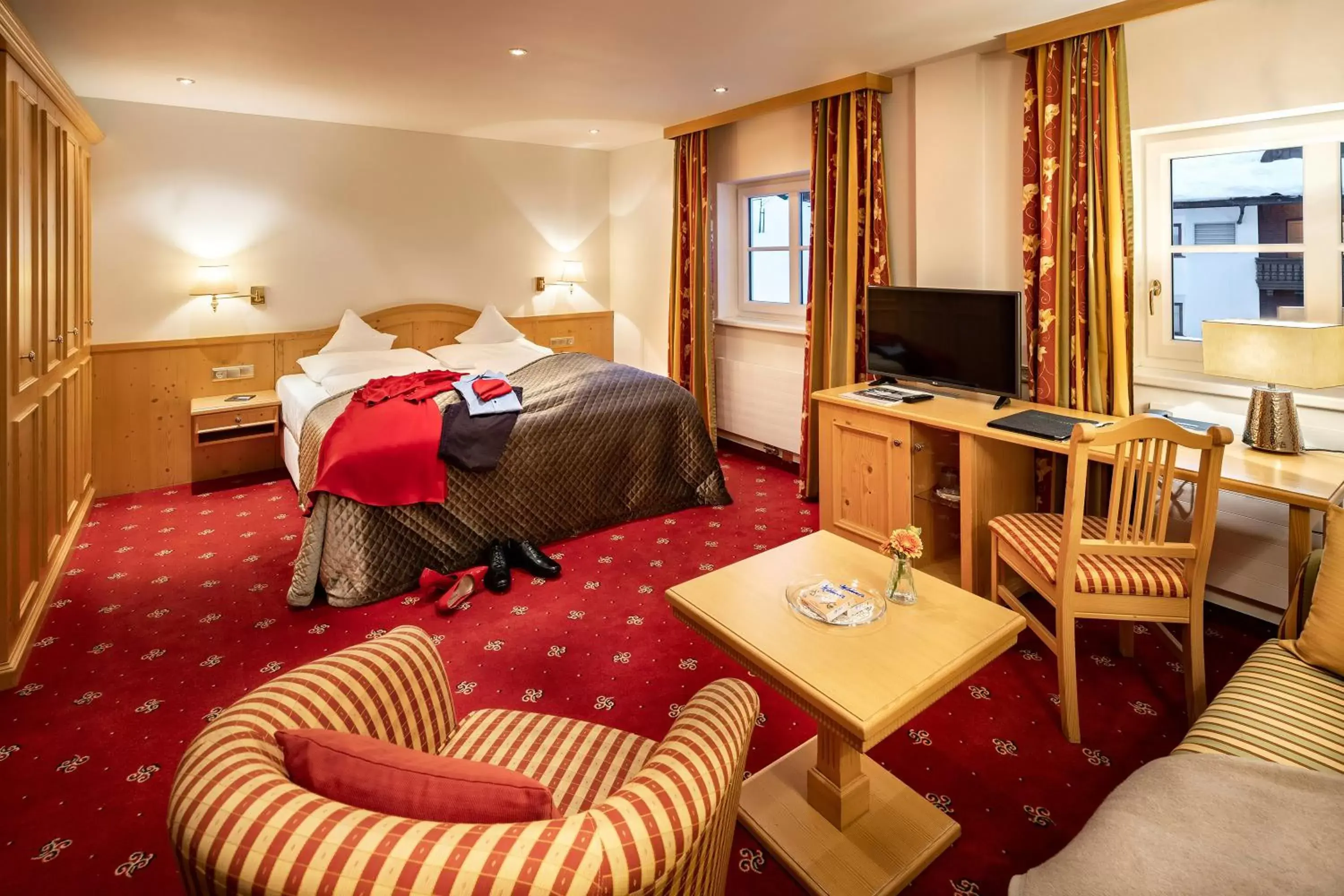 Comfort Double Room - single occupancy in Hotel Tannbergerhof im Zentrum von Lech Comfort Double Room - single occupancy in Hotel Tannbergerhof im Zentrum von Lech