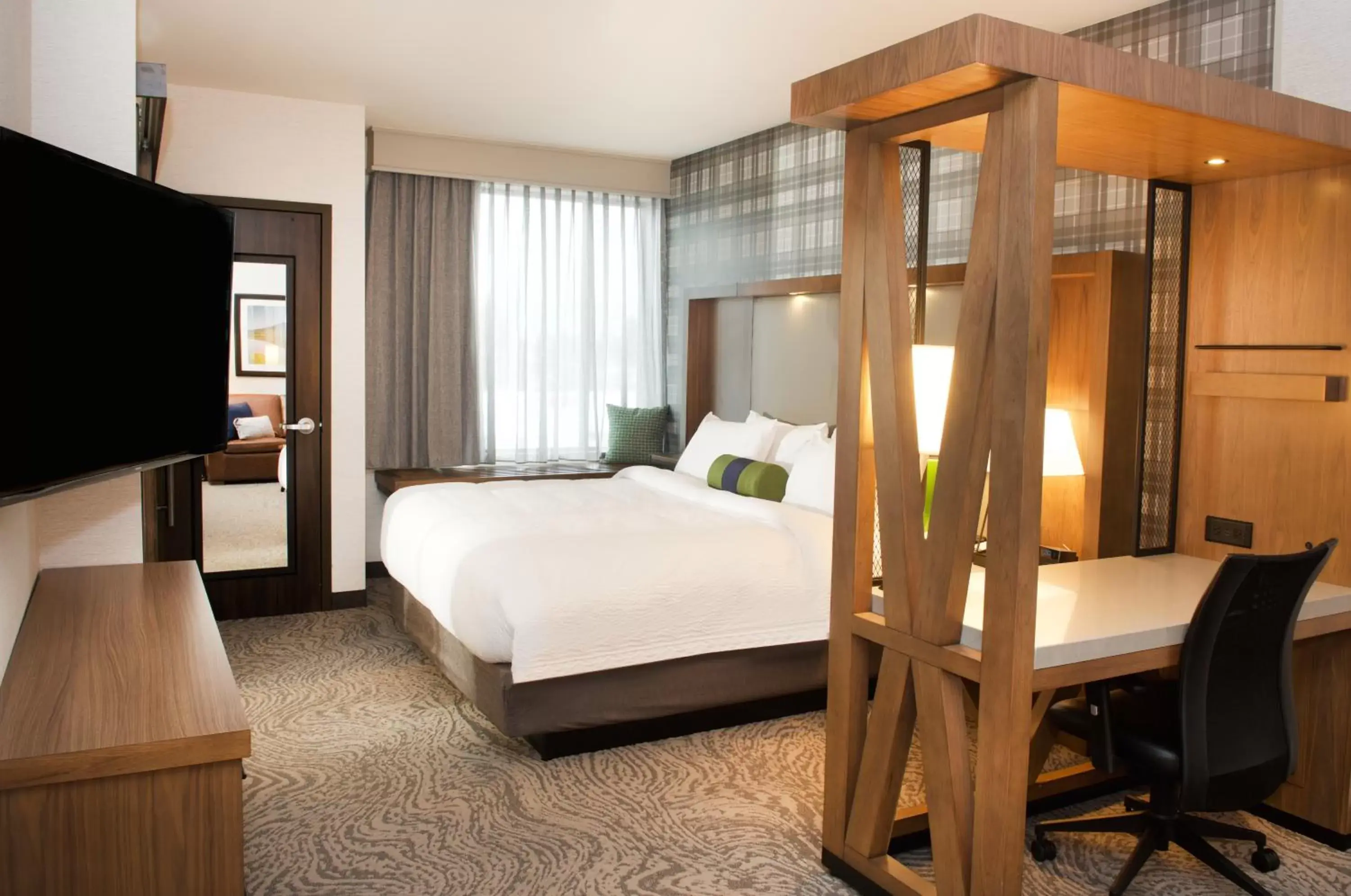 King Suite with Sofa Bed - Hearing Accessible in SpringHill Suites by Marriott Bend King Suite with Sofa Bed - Hearing Accessible in SpringHill Suites by Marriott Bend