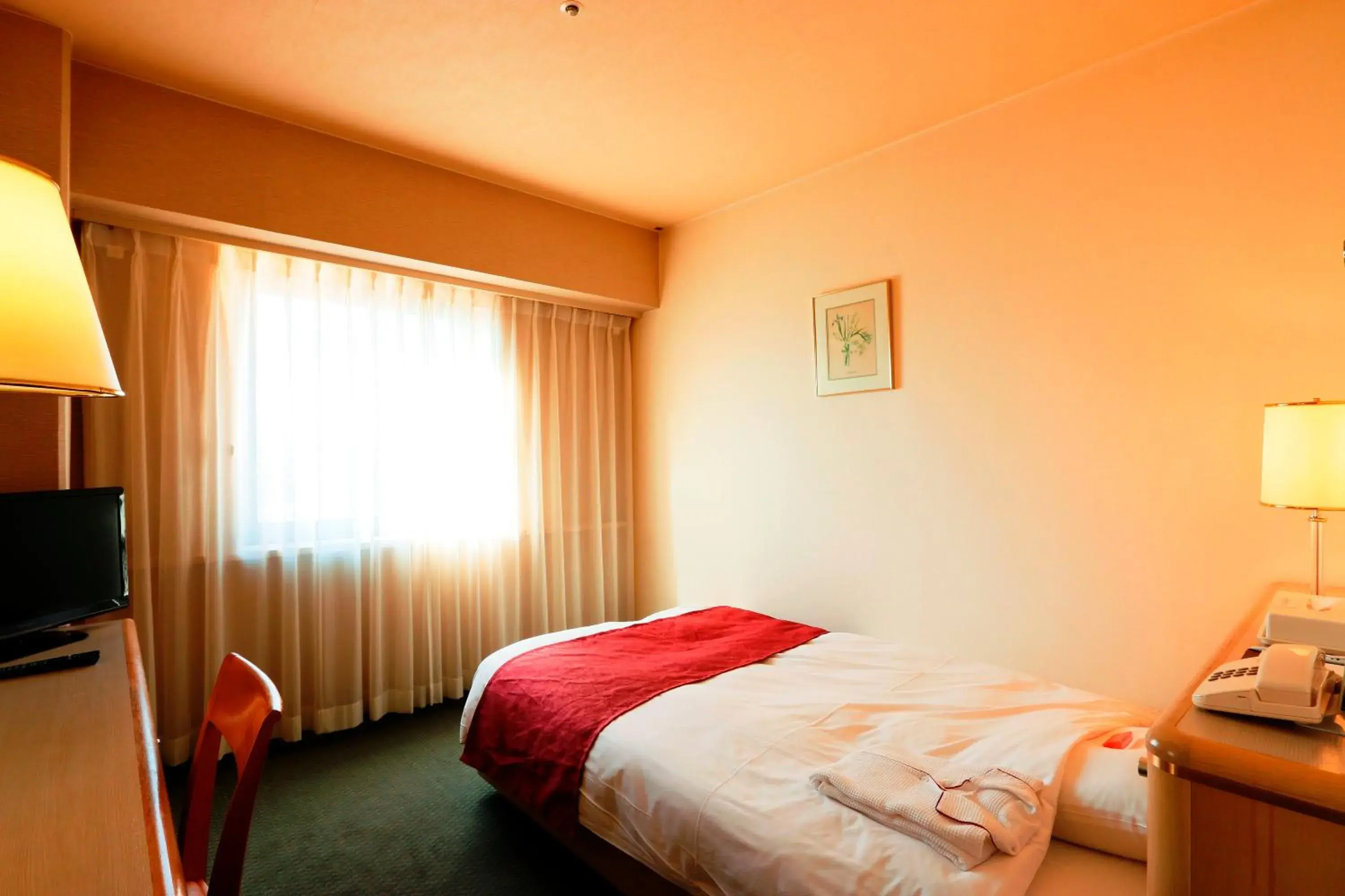 Double Room with Small Double Bed - single occupancy - Non-Smoking in Nest Hotel Matsuyama Double Room with Small Double Bed - single occupancy - Non-Smoking in Nest Hotel Matsuyama