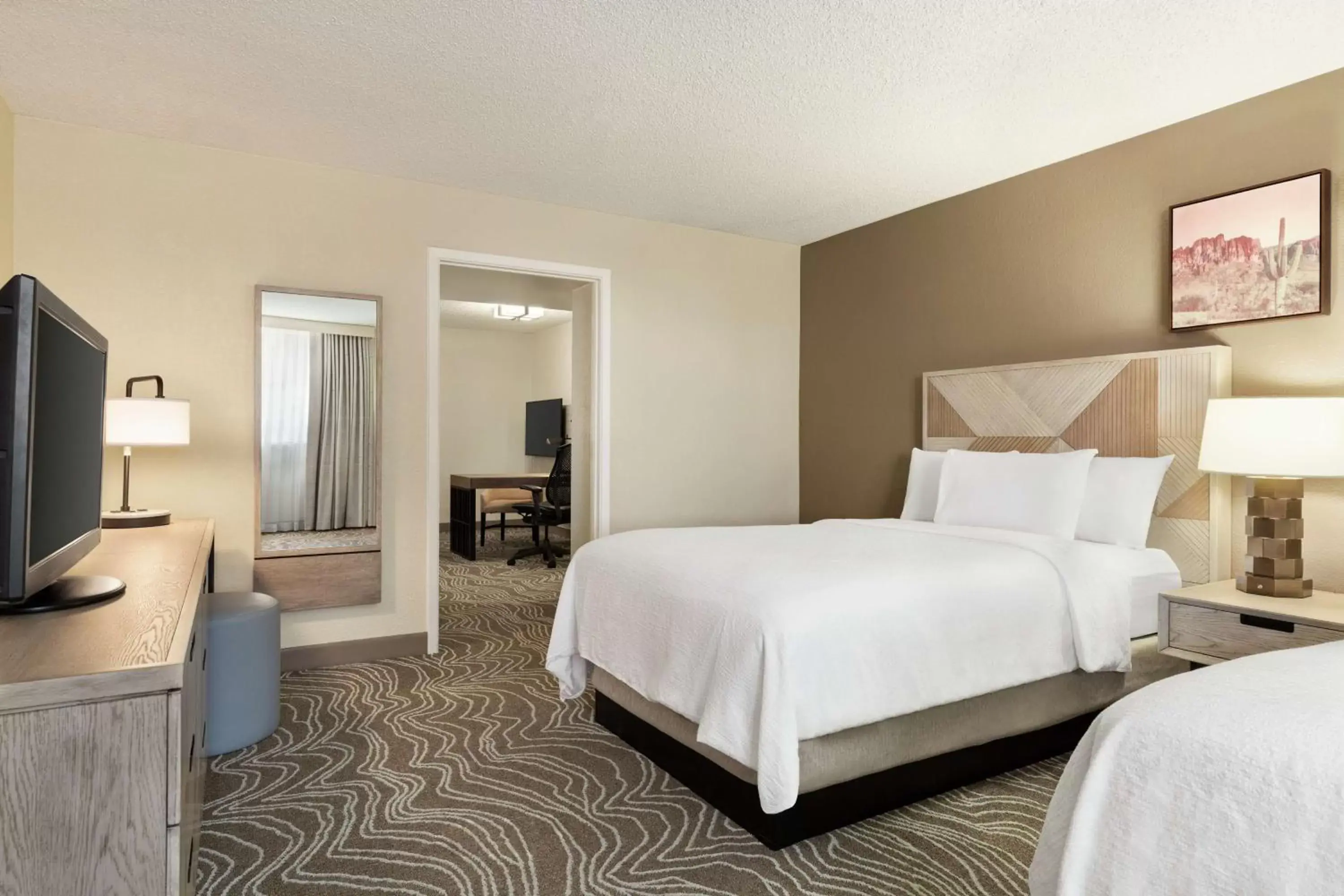 Double Room with Two Double Beds - Disability Access/Roll-In Shower/Non-Smoking in Embassy Suites by Hilton Phoenix Tempe Double Room with Two Double Beds - Disability Access/Roll-In Shower/Non-Smoking in Embassy Suites by Hilton Phoenix Tempe