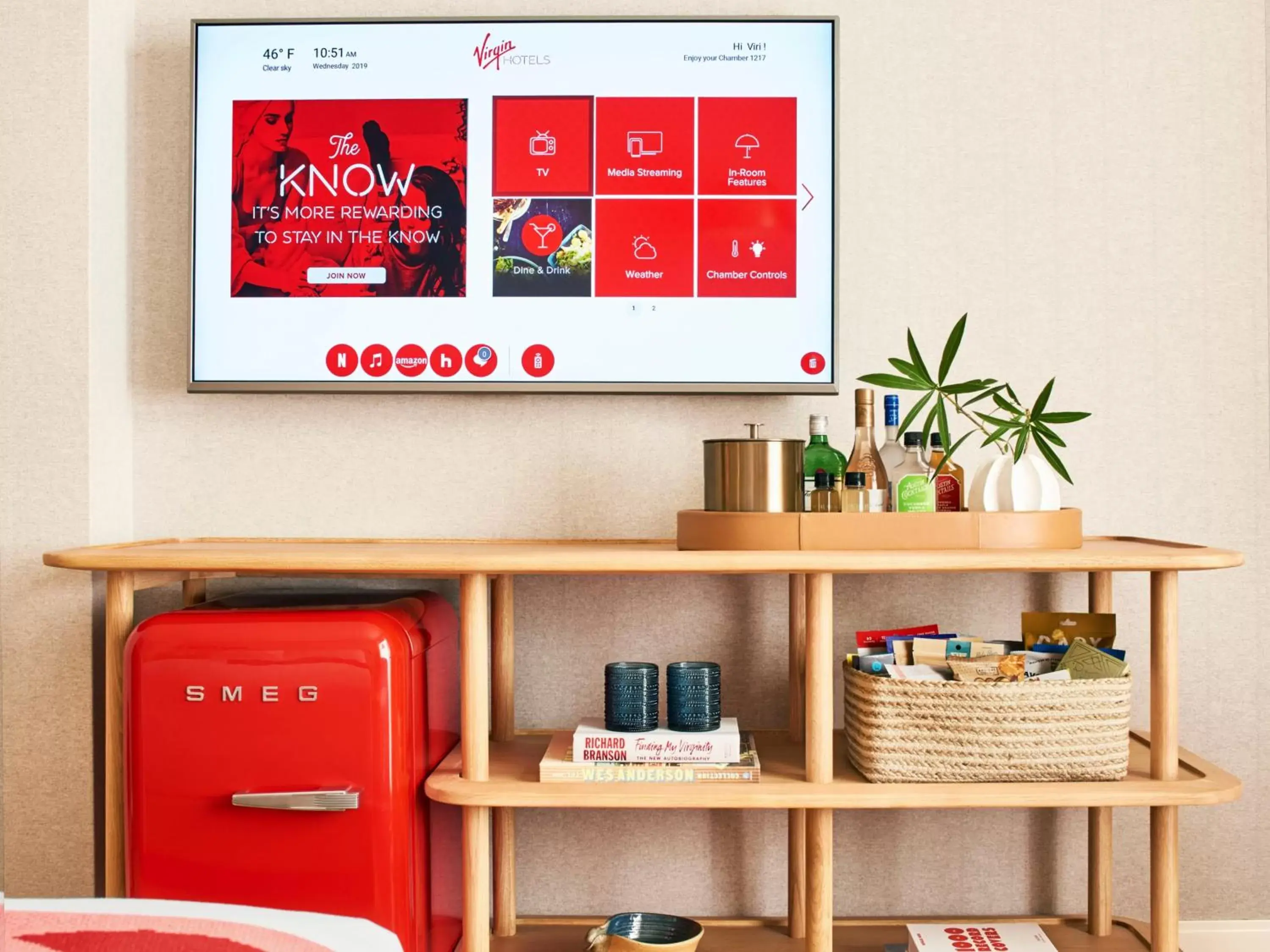 Queen Room with Two Queen Beds in Virgin Hotels Dallas Queen Room with Two Queen Beds in Virgin Hotels Dallas