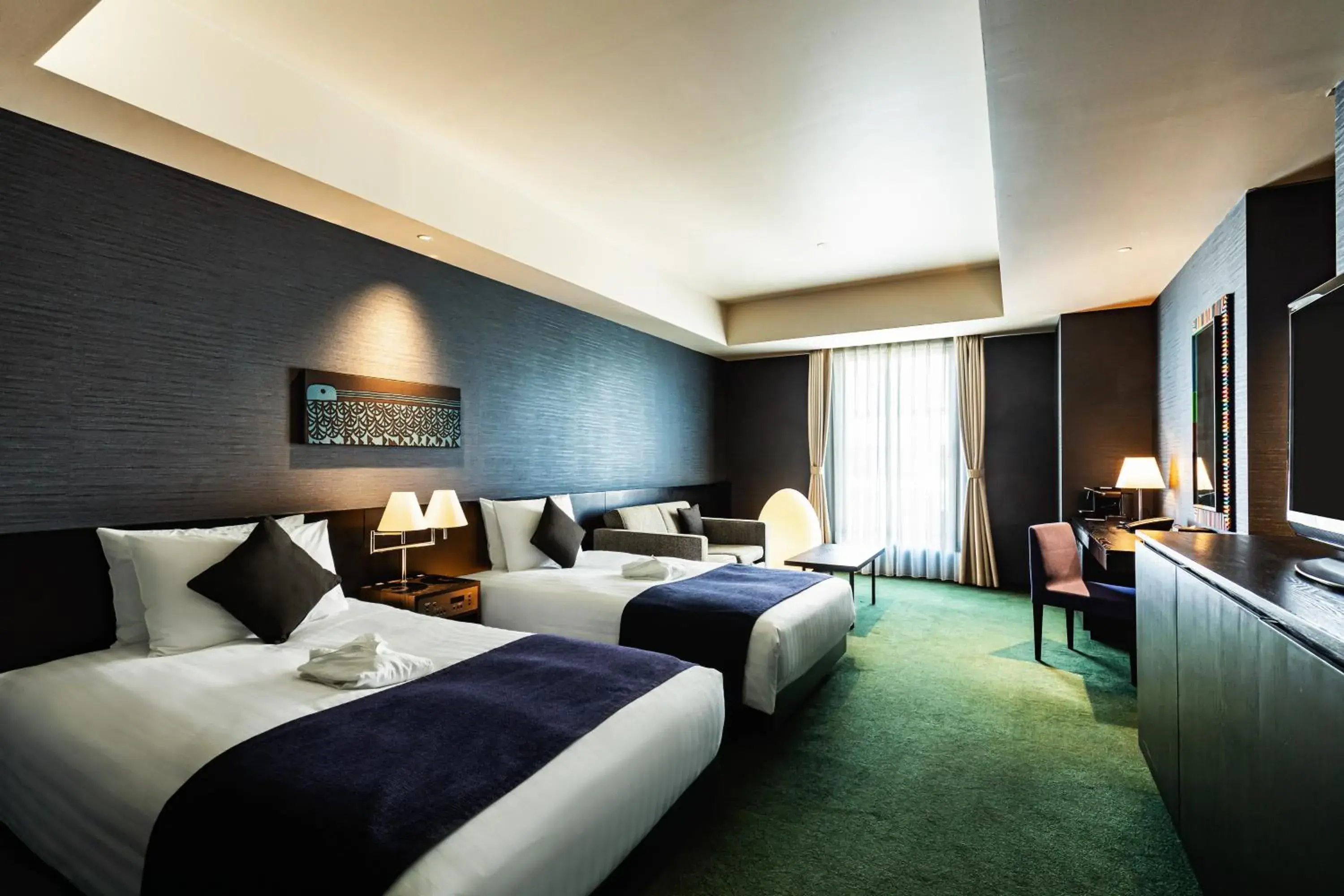 Deluxe Twin Room on High Floor - Non-Smoking in The Gate Hotel Kaminarimon by Hulic Deluxe Twin Room on High Floor - Non-Smoking in The Gate Hotel Kaminarimon by Hulic