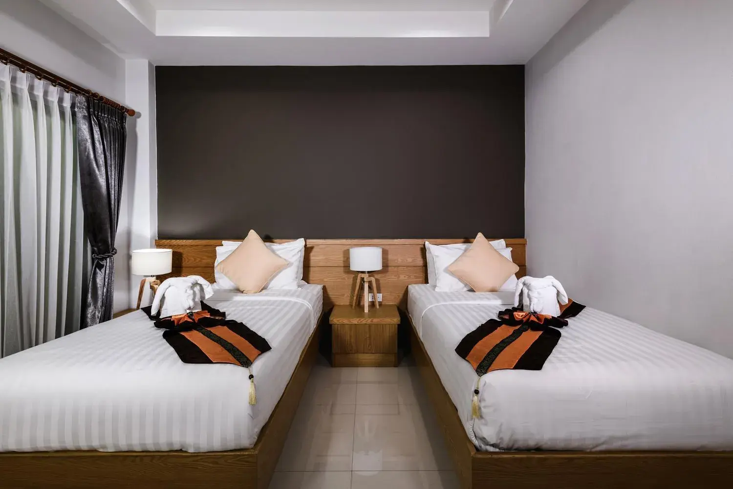 Superior Twin Beds with Garden View in Old Town Chiangmai Boutique Superior Twin Beds with Garden View in Old Town Chiangmai Boutique