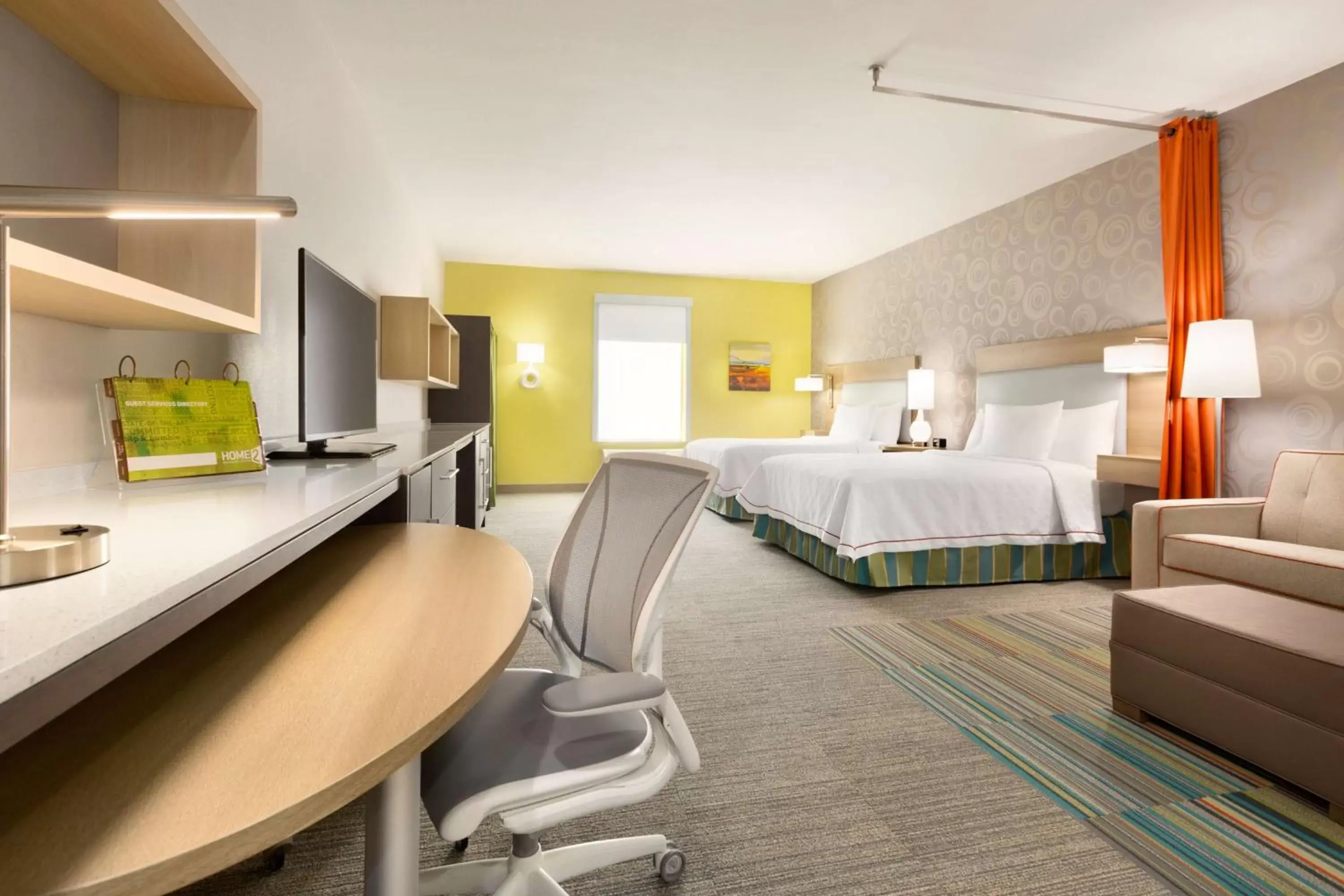 Studio Suite with Two Queen Beds - Hearing Access/Non-Smoking in Home2 Suites by Hilton Shenandoah The Woodlands Studio Suite with Two Queen Beds - Hearing Access/Non-Smoking in Home2 Suites by Hilton Shenandoah The Woodlands