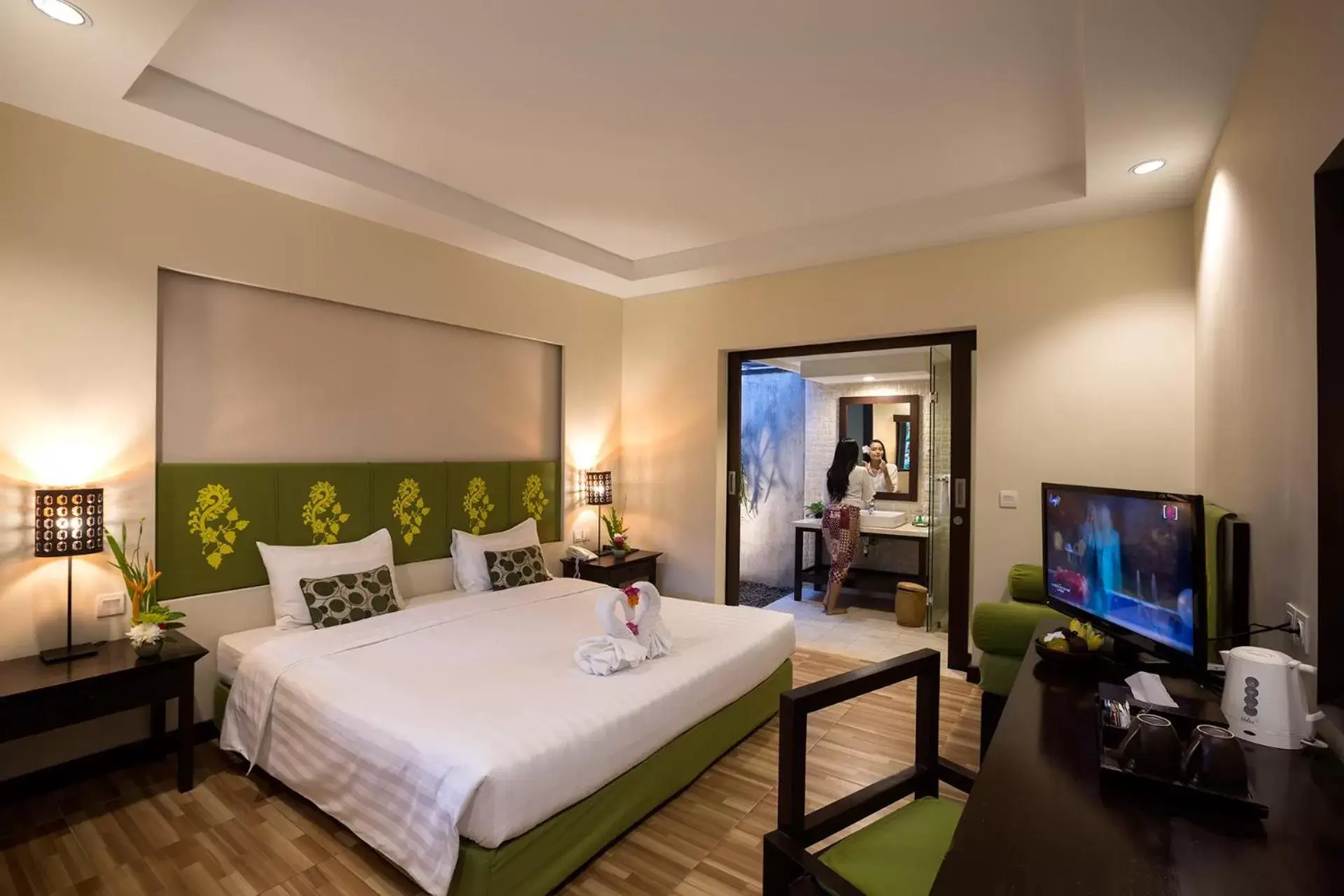 Cottage with Pool View in Ketapang Indah Hotel Cottage with Pool View in Ketapang Indah Hotel