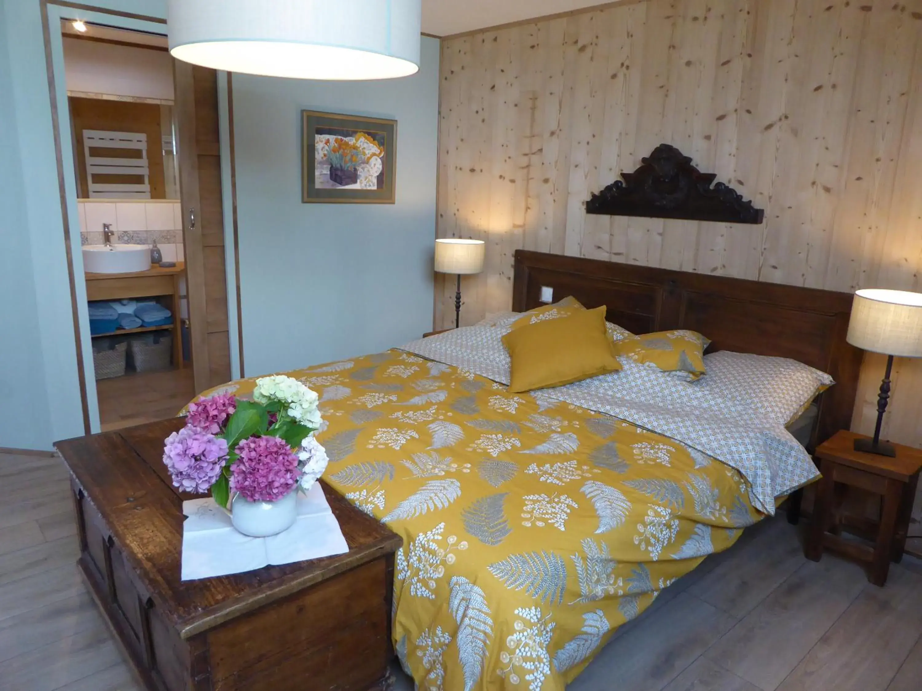 Twin Room with Private Bathroom - single occupancy in Ferme de la grande Moucherolle Twin Room with Private Bathroom - single occupancy in Ferme de la grande Moucherolle