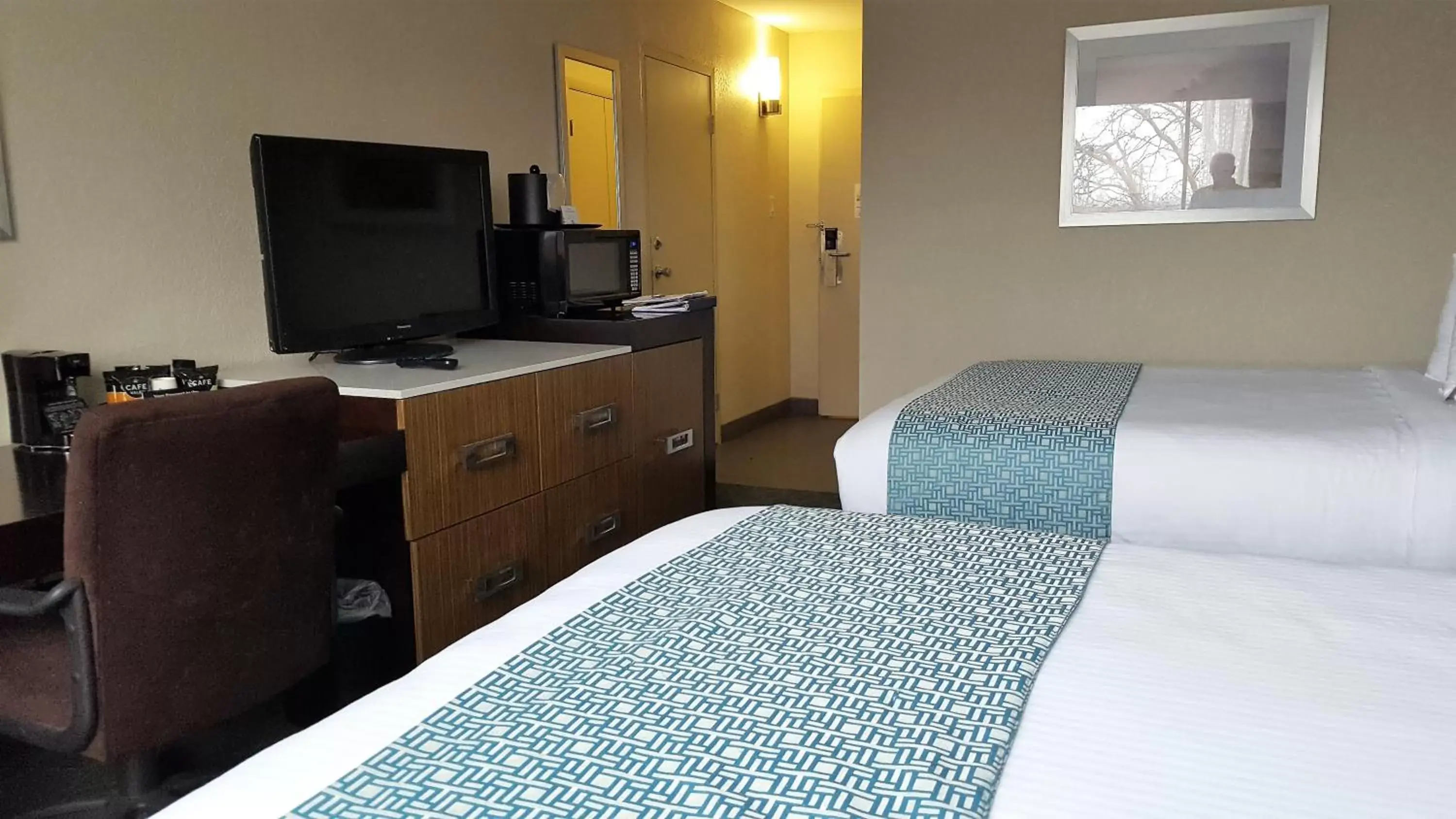 Queen Room with Two Queen Beds - City View in Wyndham Garden Kenosha Harborside Queen Room with Two Queen Beds - City View in Wyndham Garden Kenosha Harborside