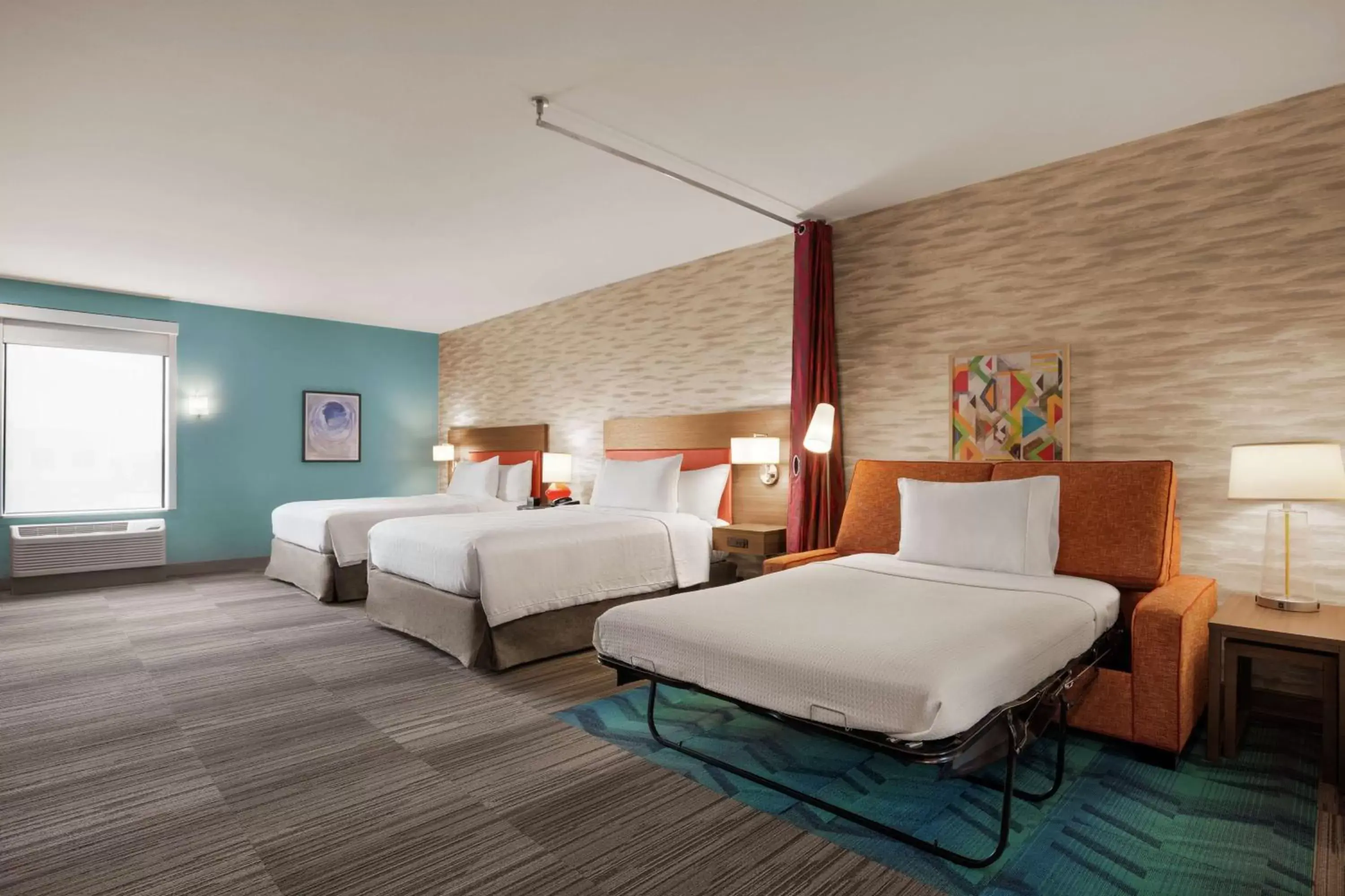 Studio Suite with Two Queen Beds - Hearing Access/Non-Smoking in Home2 Suites By Hilton Warminster Horsham Studio Suite with Two Queen Beds - Hearing Access/Non-Smoking in Home2 Suites By Hilton Warminster Horsham