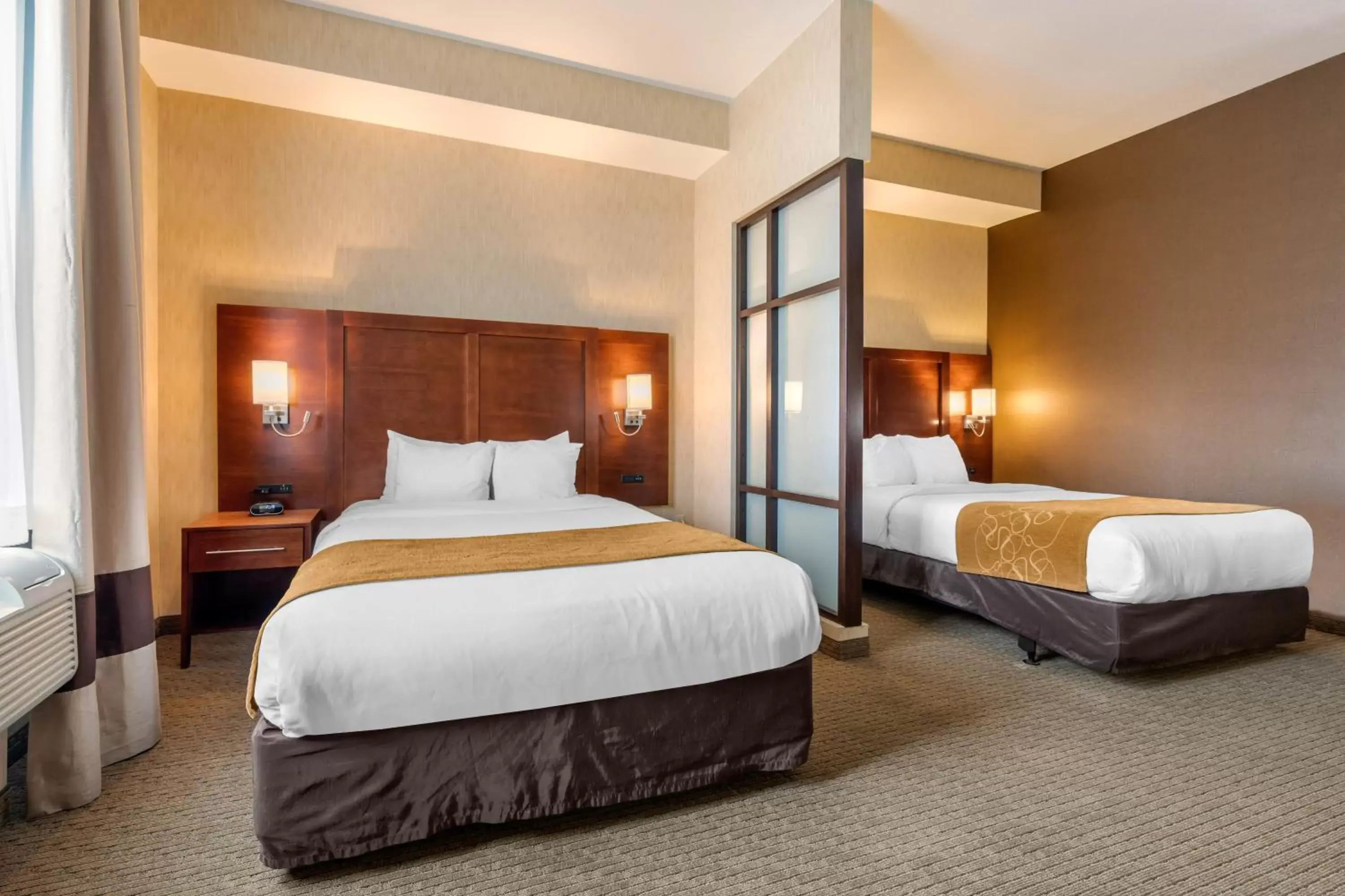 Suite, 2 Queen Beds with Sofa Bed, Accessible Roll-In Shower, Non Smoking in Comfort Suites Near City of Industry - Los Angeles Suite, 2 Queen Beds with Sofa Bed, Accessible Roll-In Shower, Non Smoking in Comfort Suites Near City of Industry - Los Angeles