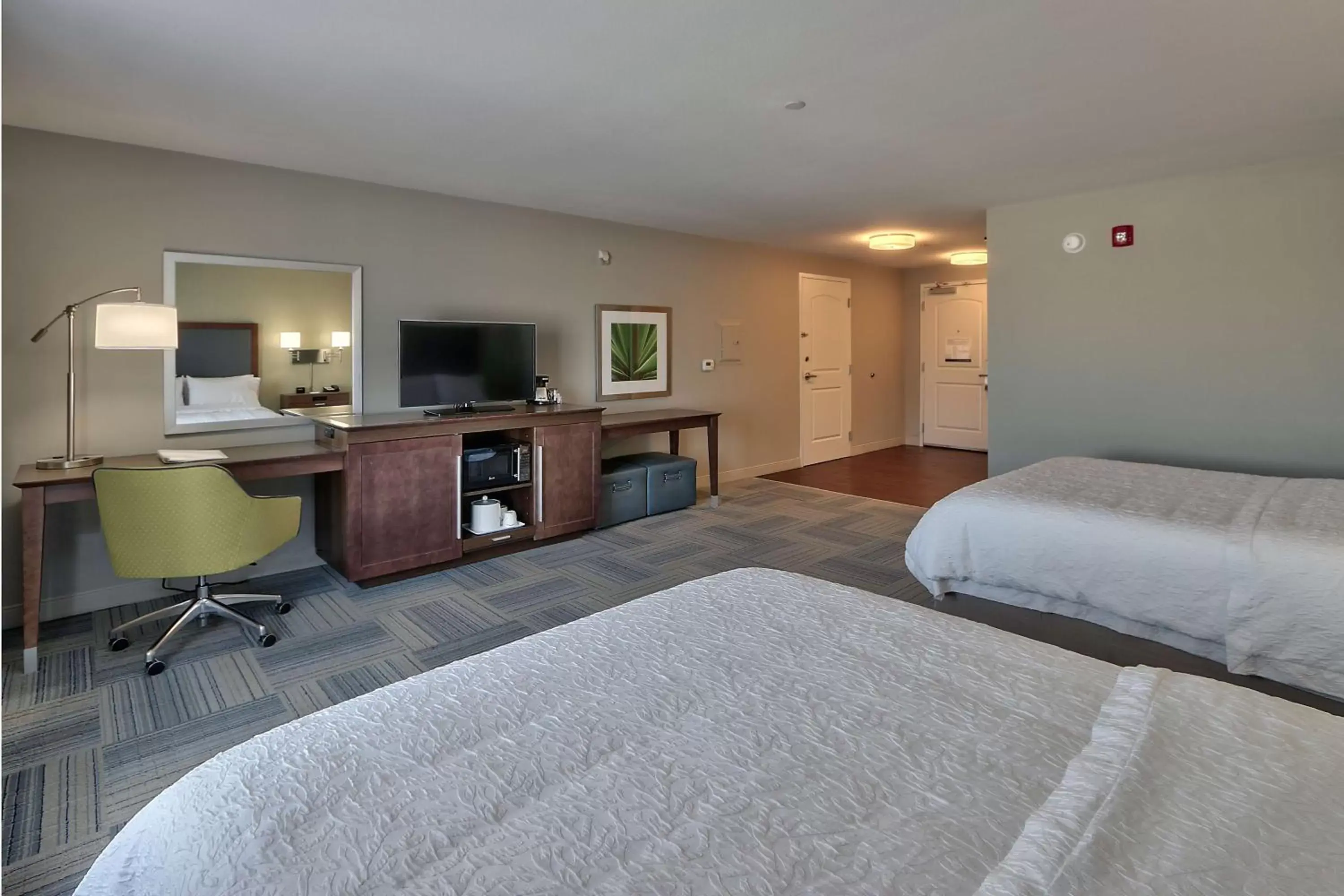 Queen Suite with Two Queen Beds - Disability/Hearing Access - Non-Smoking in Hampton Inn & Suites Las Cruces I-10, Nm Queen Suite with Two Queen Beds - Disability/Hearing Access - Non-Smoking in Hampton Inn & Suites Las Cruces I-10, Nm