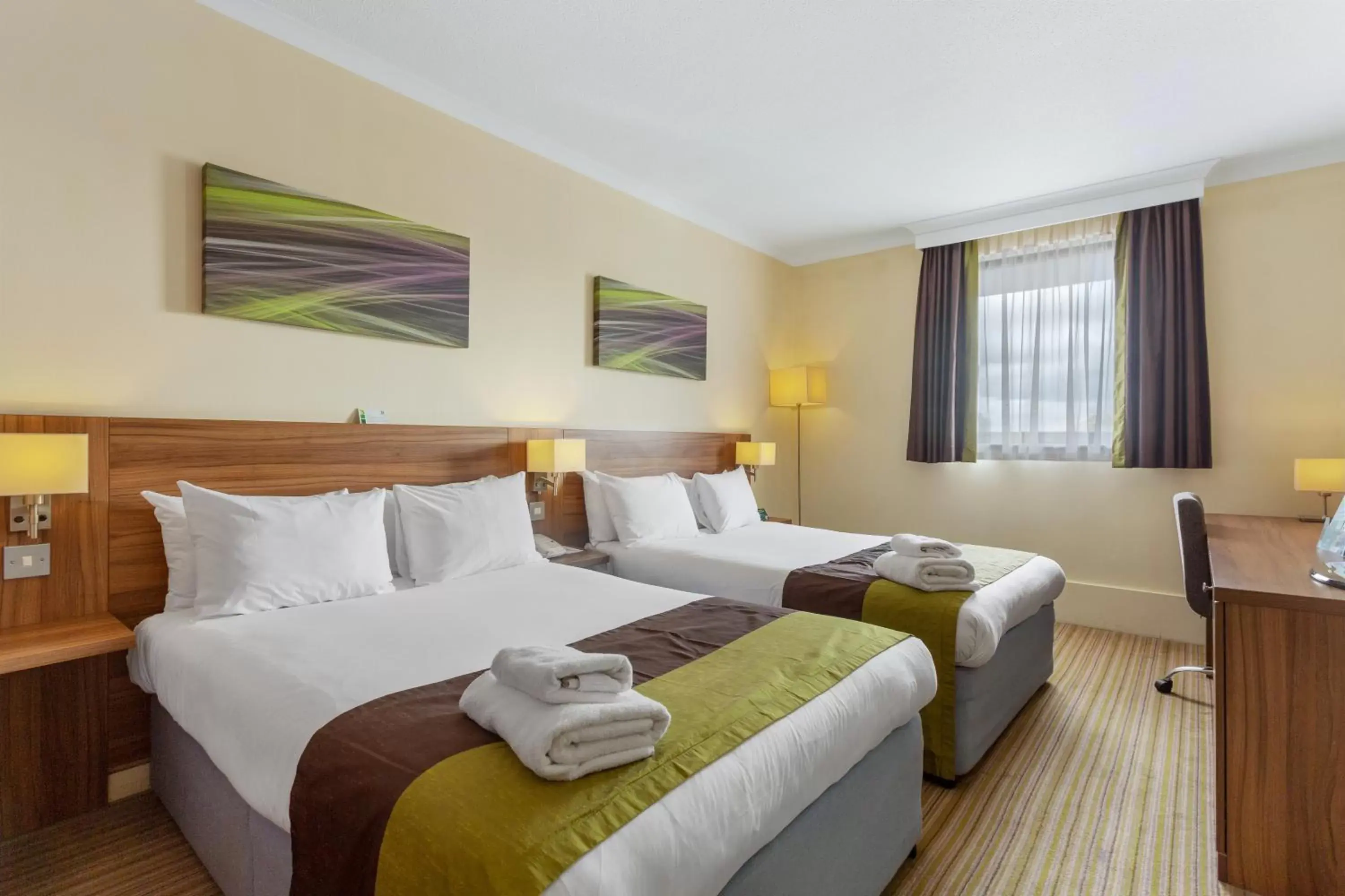 Standard Double Room with Two Double Beds in Holiday Inn Leamington Spa - Warwick by IHG Standard Double Room with Two Double Beds in Holiday Inn Leamington Spa - Warwick by IHG