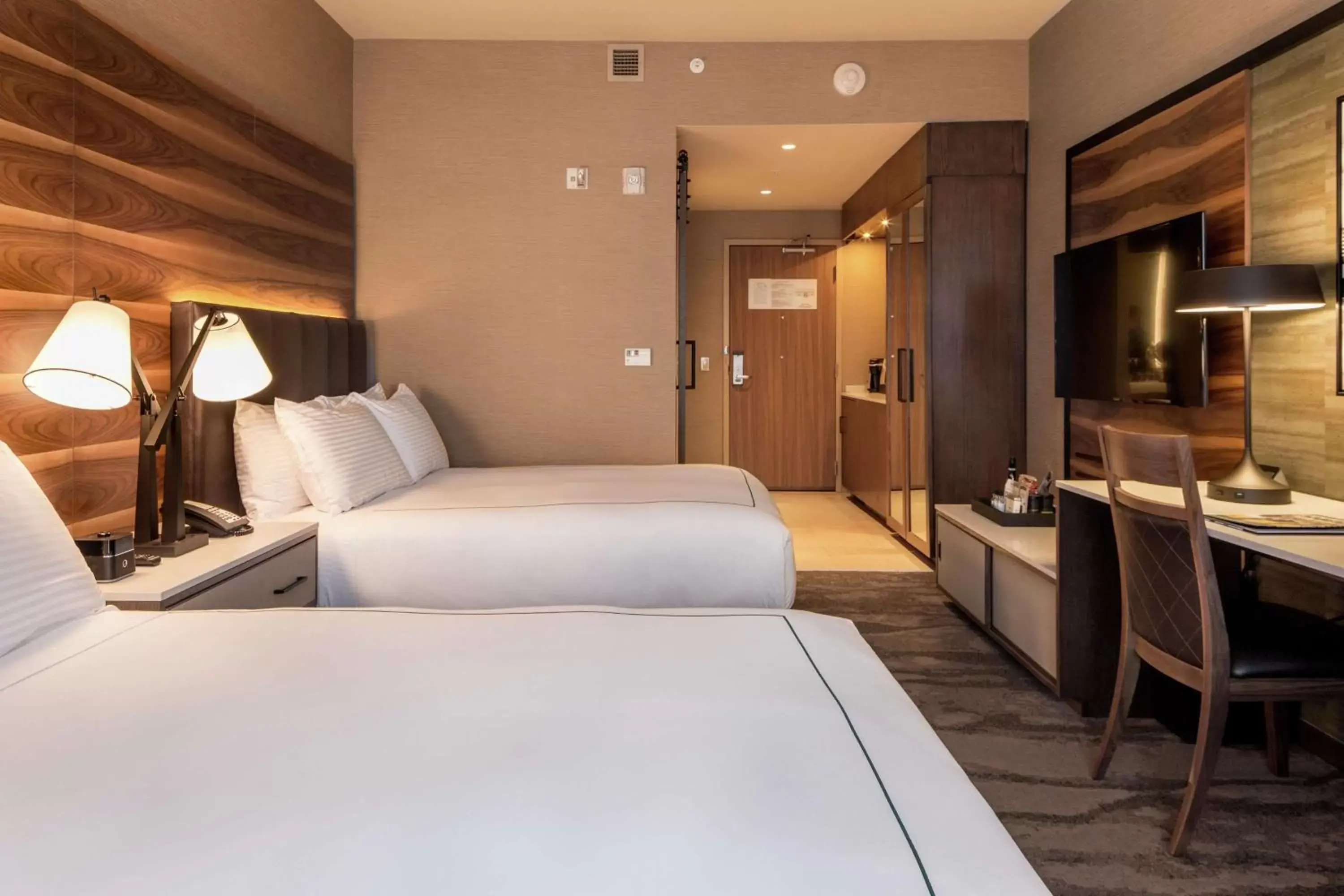 Queen Room with Two Queen Beds - Mobility Access in The Porter Portland, Curio Collection By Hilton Queen Room with Two Queen Beds - Mobility Access in The Porter Portland, Curio Collection By Hilton