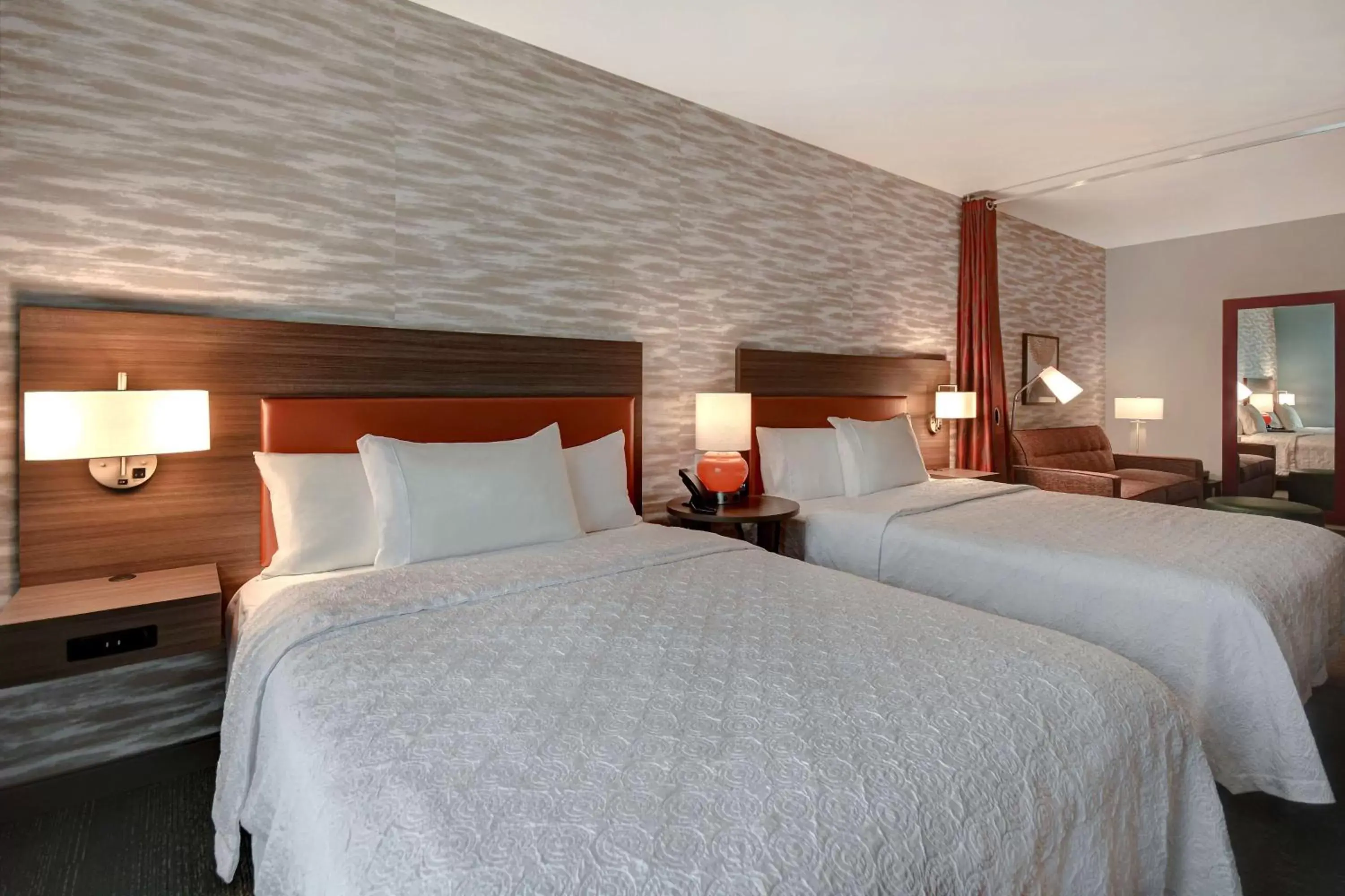 Queen Studio Suite with Two Queen Beds - Hearing Accessible in Home2 Suites by Hilton Troy Queen Studio Suite with Two Queen Beds - Hearing Accessible in Home2 Suites by Hilton Troy