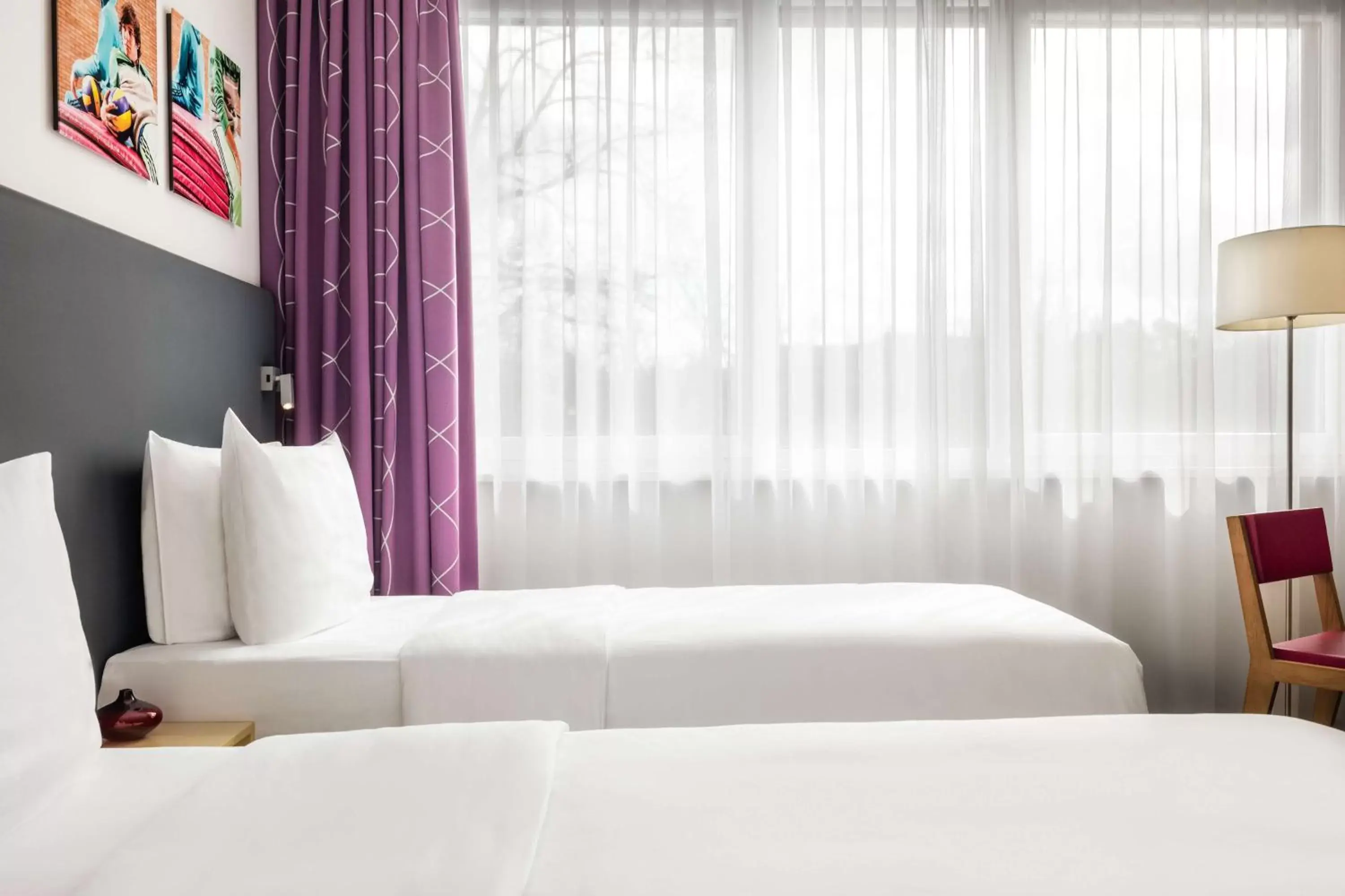 Twin Room in Lindner Hotel Frankfurt Sportpark, part of JdV by Hyatt Twin Room in Lindner Hotel Frankfurt Sportpark, part of JdV by Hyatt