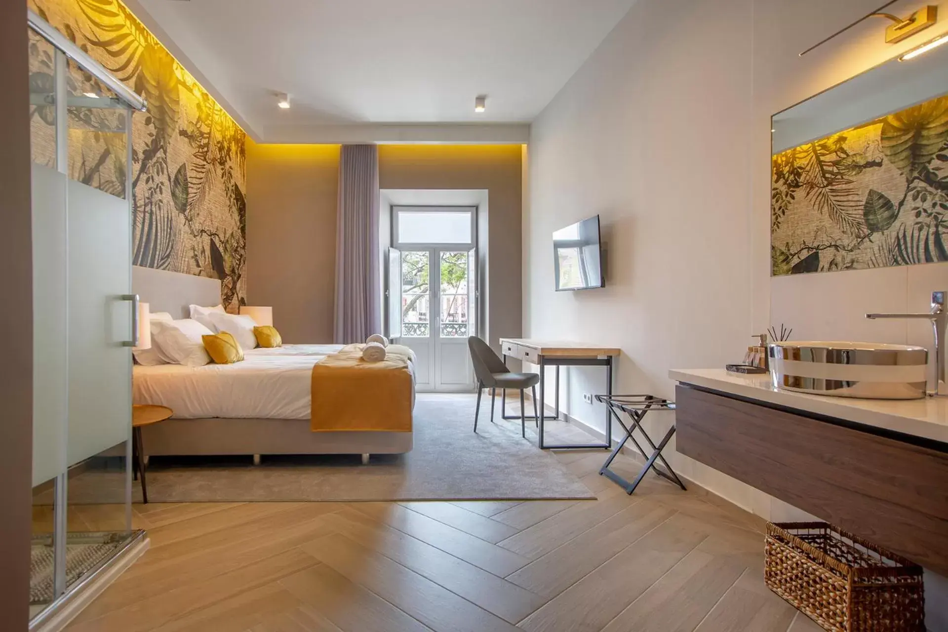 Twin Room in Guest House Jacarandá Faro Twin Room in Guest House Jacarandá Faro