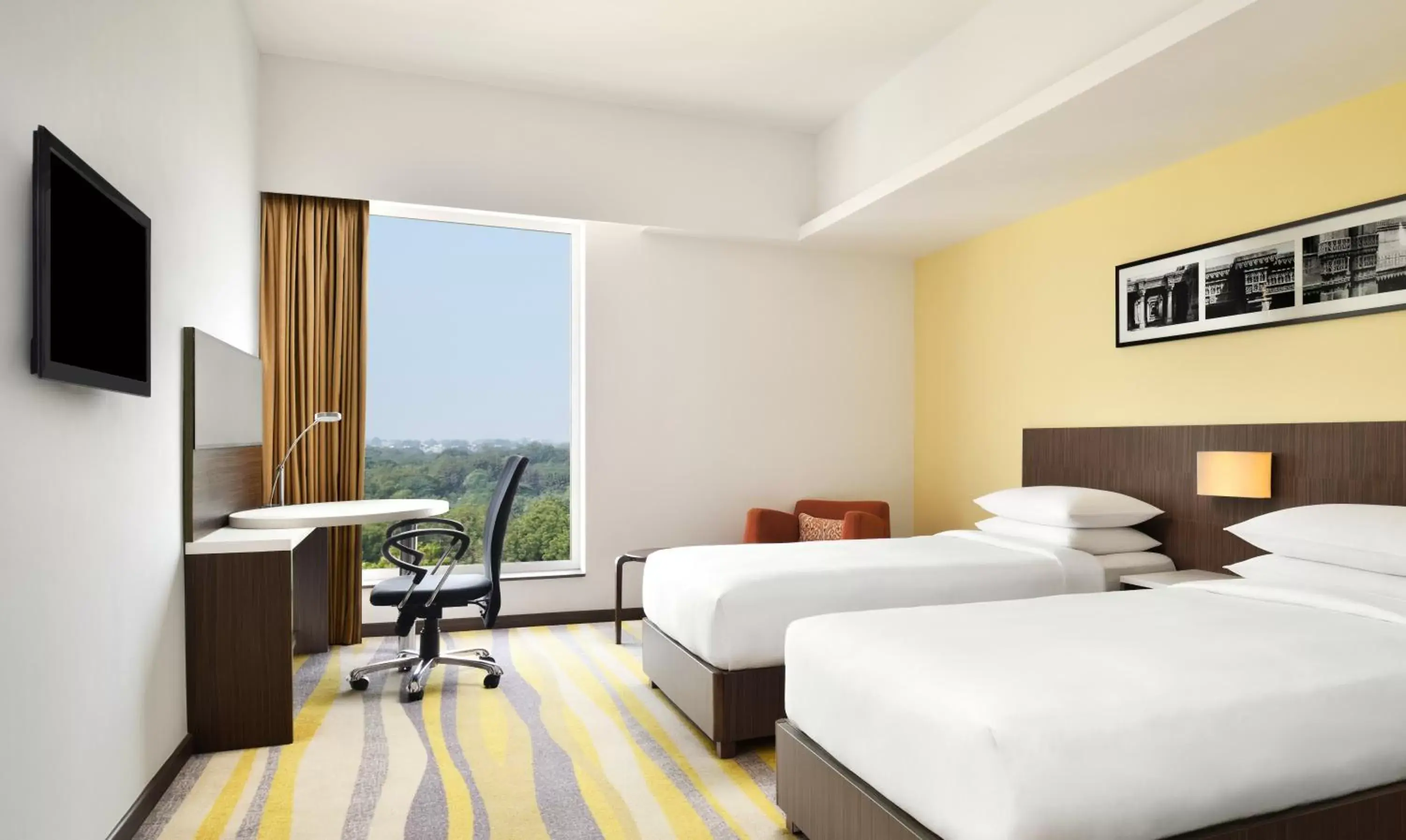 Superior Twin Room with 15% off on F&B in Fairfield by Marriott Ahmedabad Superior Twin Room with 15% off on F&B in Fairfield by Marriott Ahmedabad