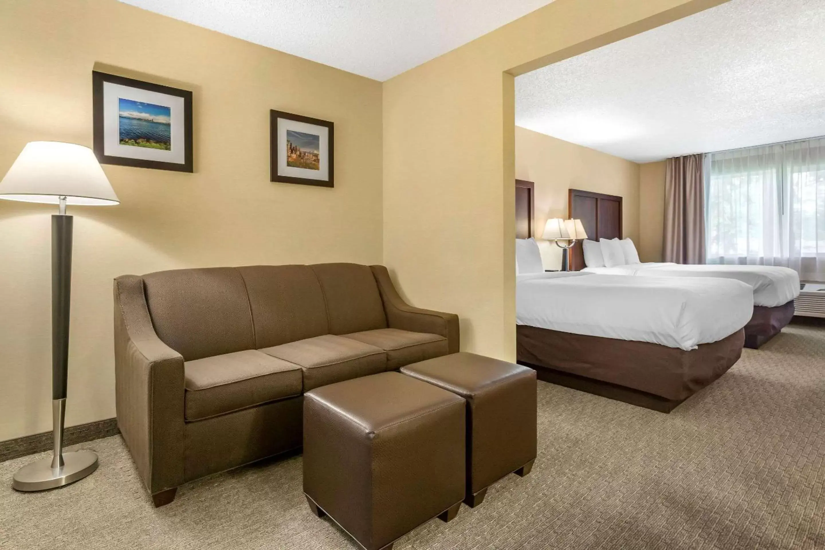 Queen Suite with Two Queen Beds - Non-Smoking in Comfort Inn & Suites Bothell - Seattle North Queen Suite with Two Queen Beds - Non-Smoking in Comfort Inn & Suites Bothell - Seattle North