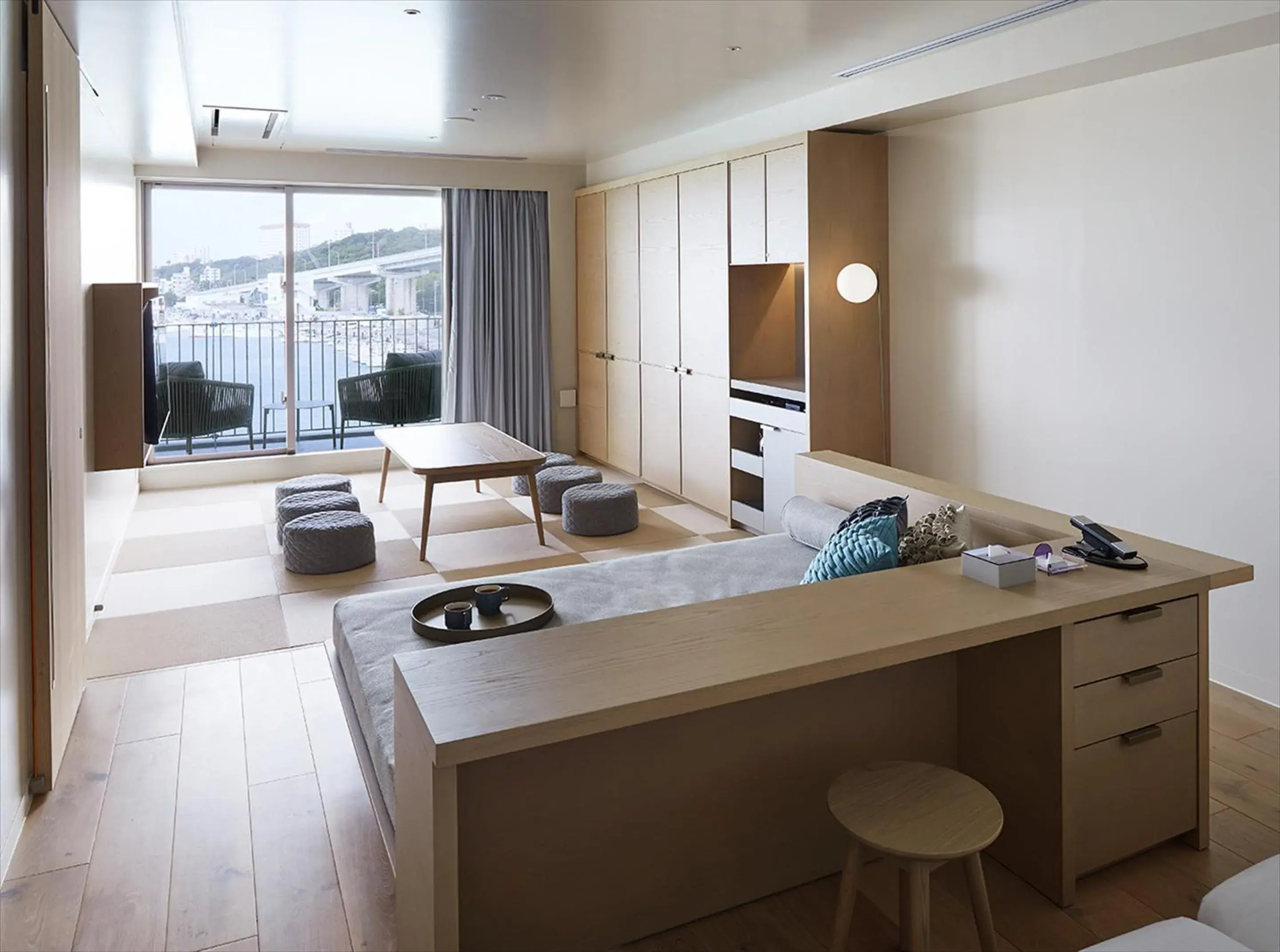 Deluxe Room (2 Twin beds with 2 sofa beds and Japanese futon 2 sets) in HOTEL ANTEROOM NAHA Deluxe Room (2 Twin beds with 2 sofa beds and Japanese futon 2 sets) in HOTEL ANTEROOM NAHA