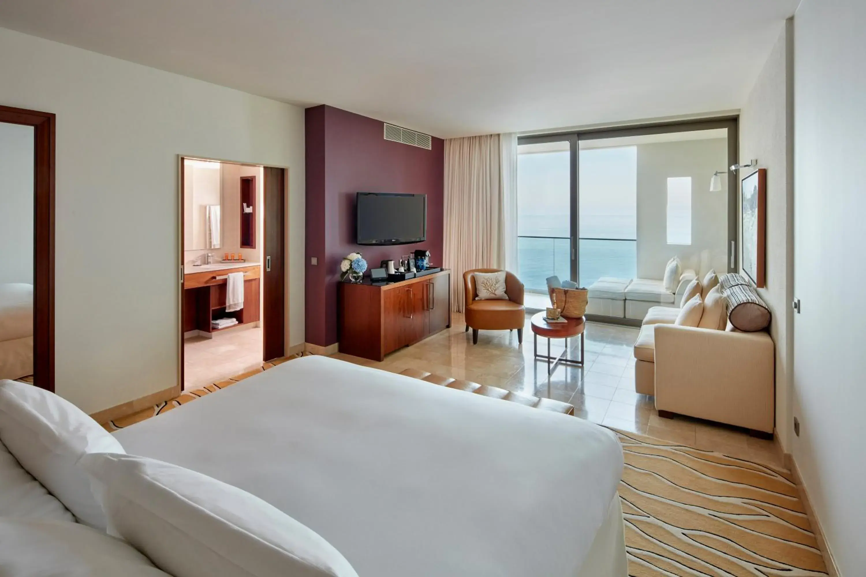 Junior Suite with Mediterranean Sea View in Jumeirah Port Soller Hotel & Spa Junior Suite with Mediterranean Sea View in Jumeirah Port Soller Hotel & Spa