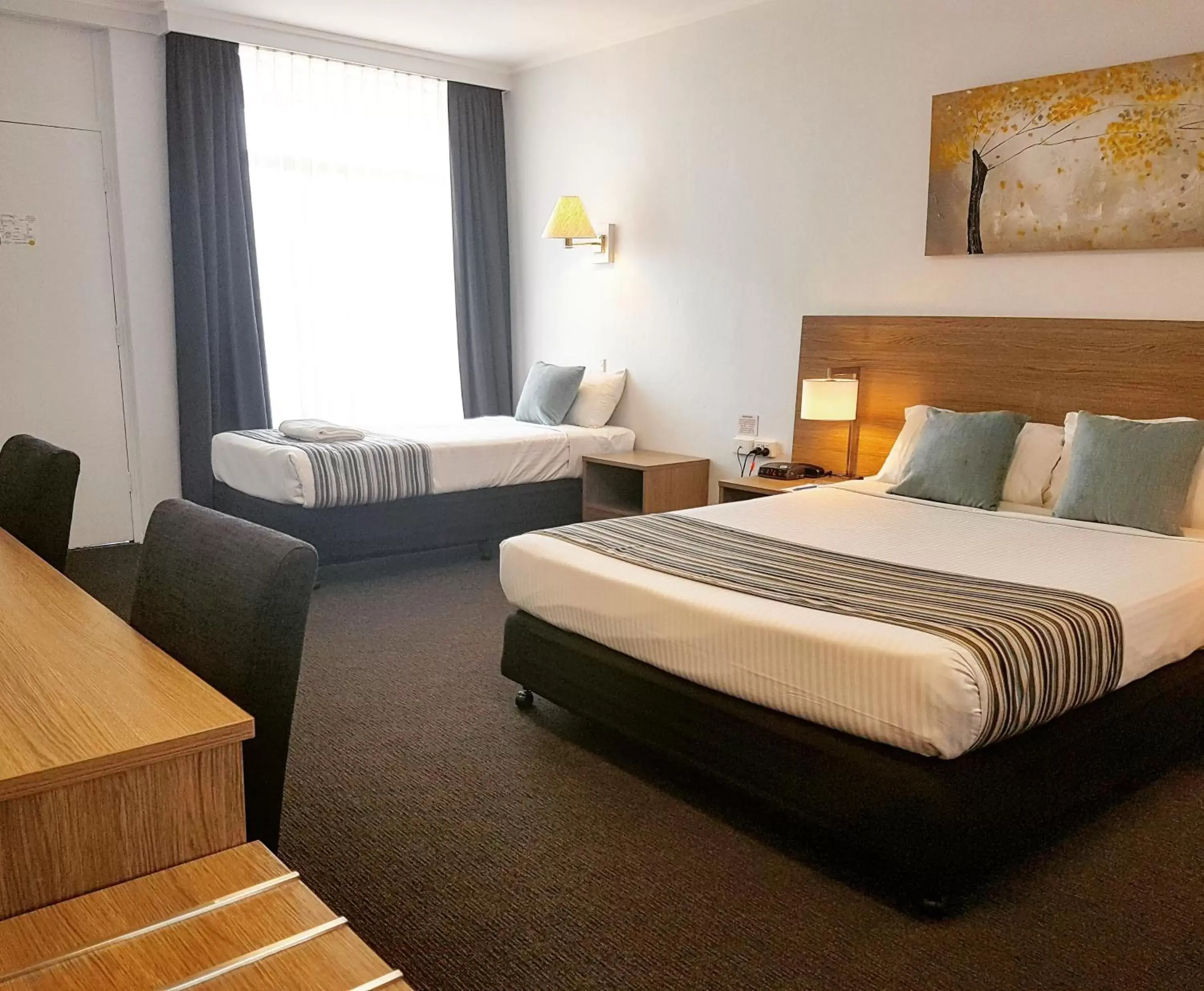 Deluxe Twin Room in Mid City Motor Inn Singleton Deluxe Twin Room in Mid City Motor Inn Singleton