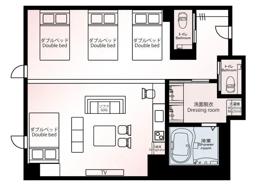 Family Suite in Chiyokura HOTEL SHUKU Nagoya Family Suite in Chiyokura HOTEL SHUKU Nagoya