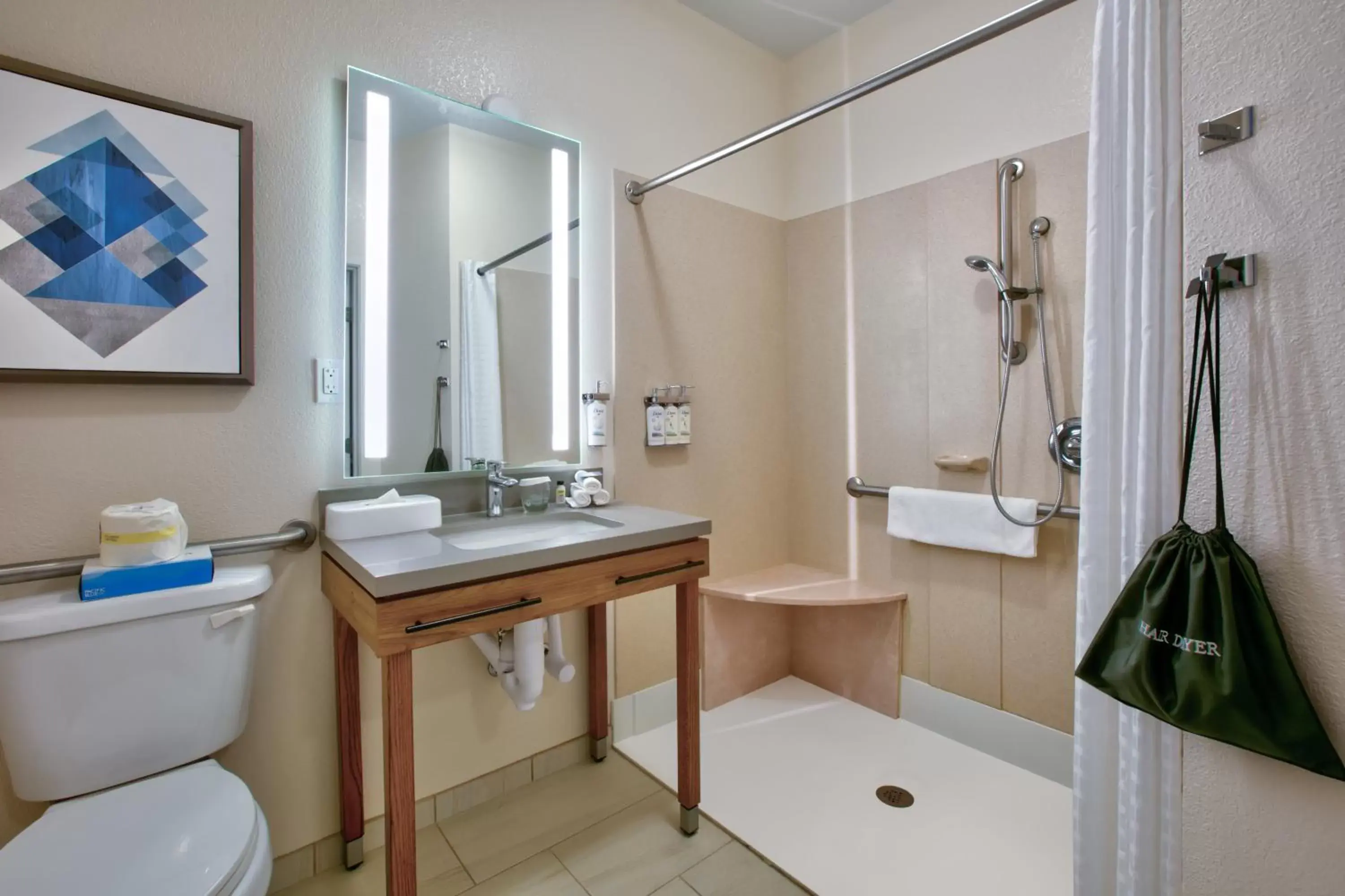 Queen Studio Suite - Mobility Acces Roll in Shower/Non-Smoking in Candlewood Suites Idaho Falls, an IHG Hotel Queen Studio Suite - Mobility Acces Roll in Shower/Non-Smoking in Candlewood Suites Idaho Falls, an IHG Hotel