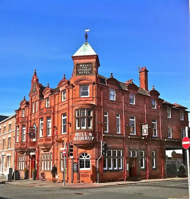 Facade/entrance in The Bull & Stirrup Hotel Wetherspoon Facade/entrance in The Bull & Stirrup Hotel Wetherspoon
