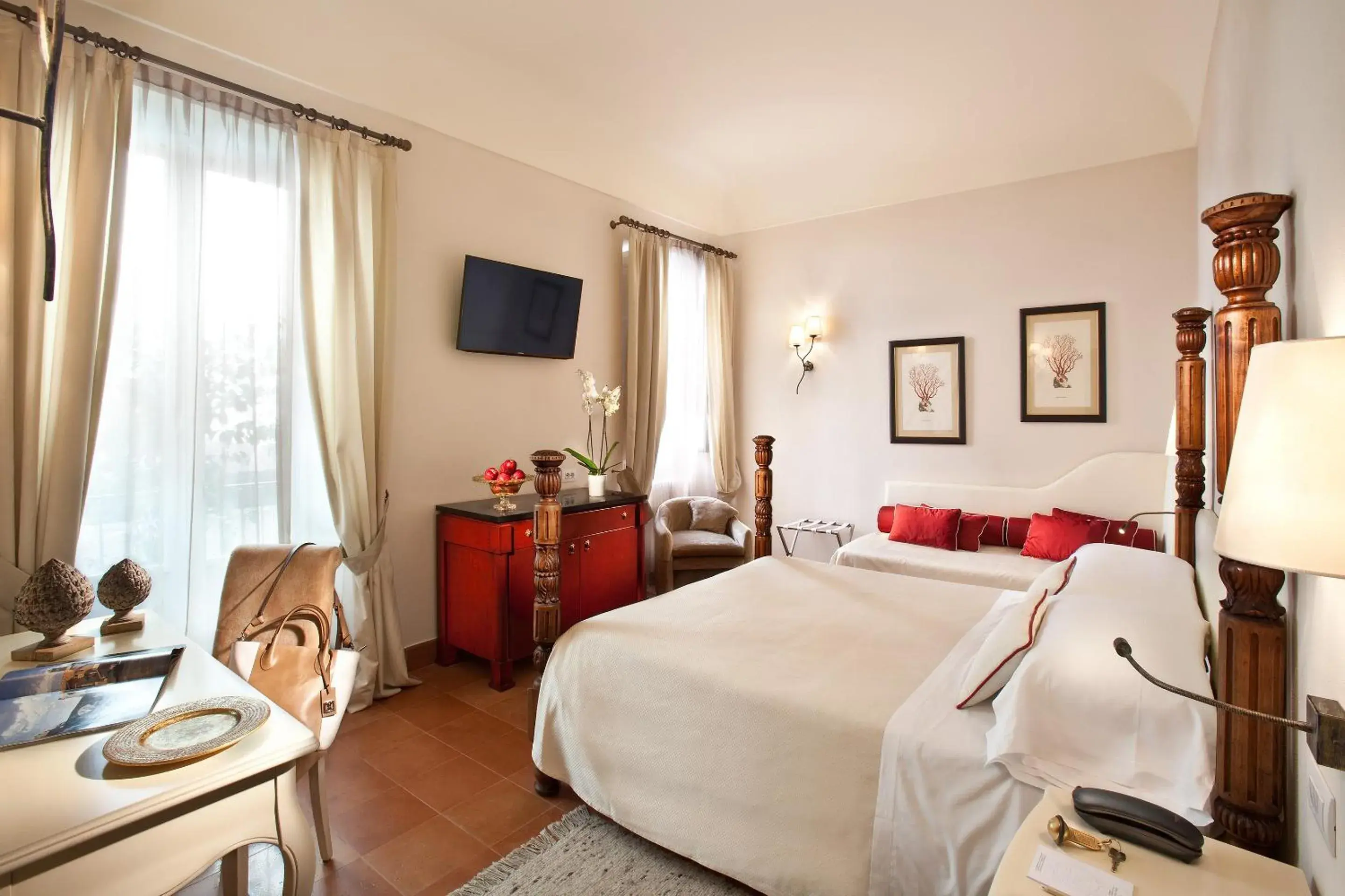 Double or Twin Room in Hotel Villa Belvedere Double or Twin Room in Hotel Villa Belvedere