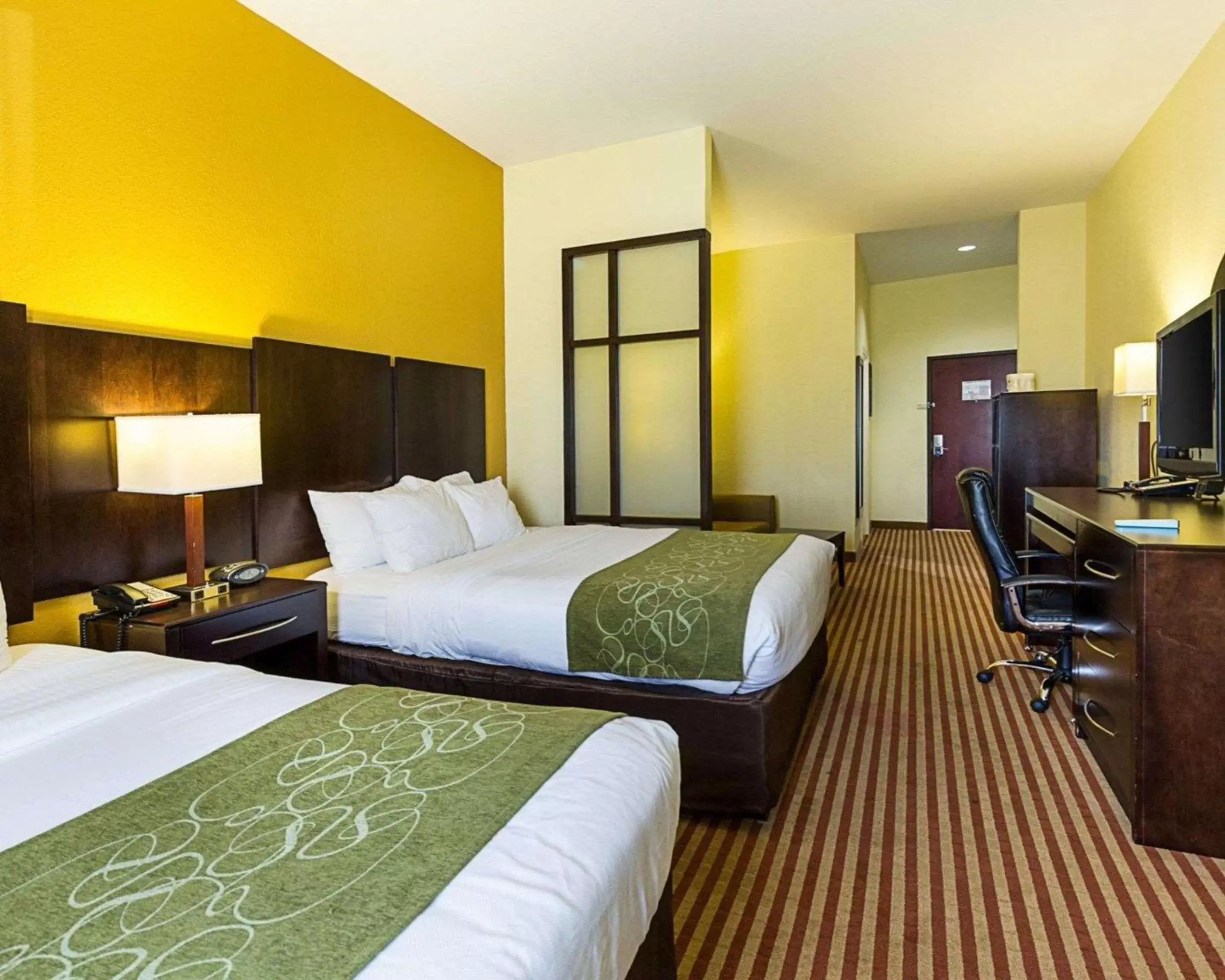 Studio Suite with Two Queen Beds - Mobility Access/Non-Smoking in Days Inn & Suites by Wyndham Houston / West Energy Corridor Studio Suite with Two Queen Beds - Mobility Access/Non-Smoking in Days Inn & Suites by Wyndham Houston / West Energy Corridor