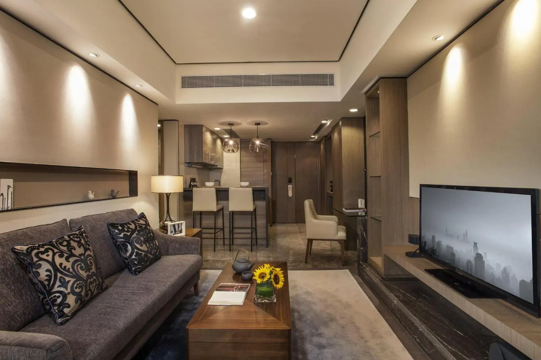 One-Bedroom Deluxe Apartment in Ascott IFC Guangzhou Residence One-Bedroom Deluxe Apartment in Ascott IFC Guangzhou Residence