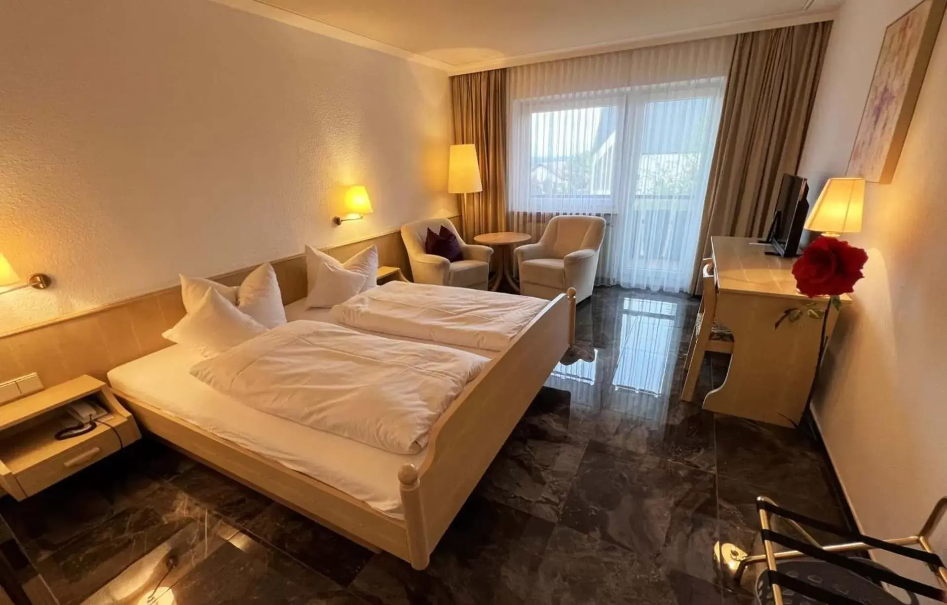 Double Room with Balcony in Wellnesshotel Hohenrodt Double Room with Balcony in Wellnesshotel Hohenrodt