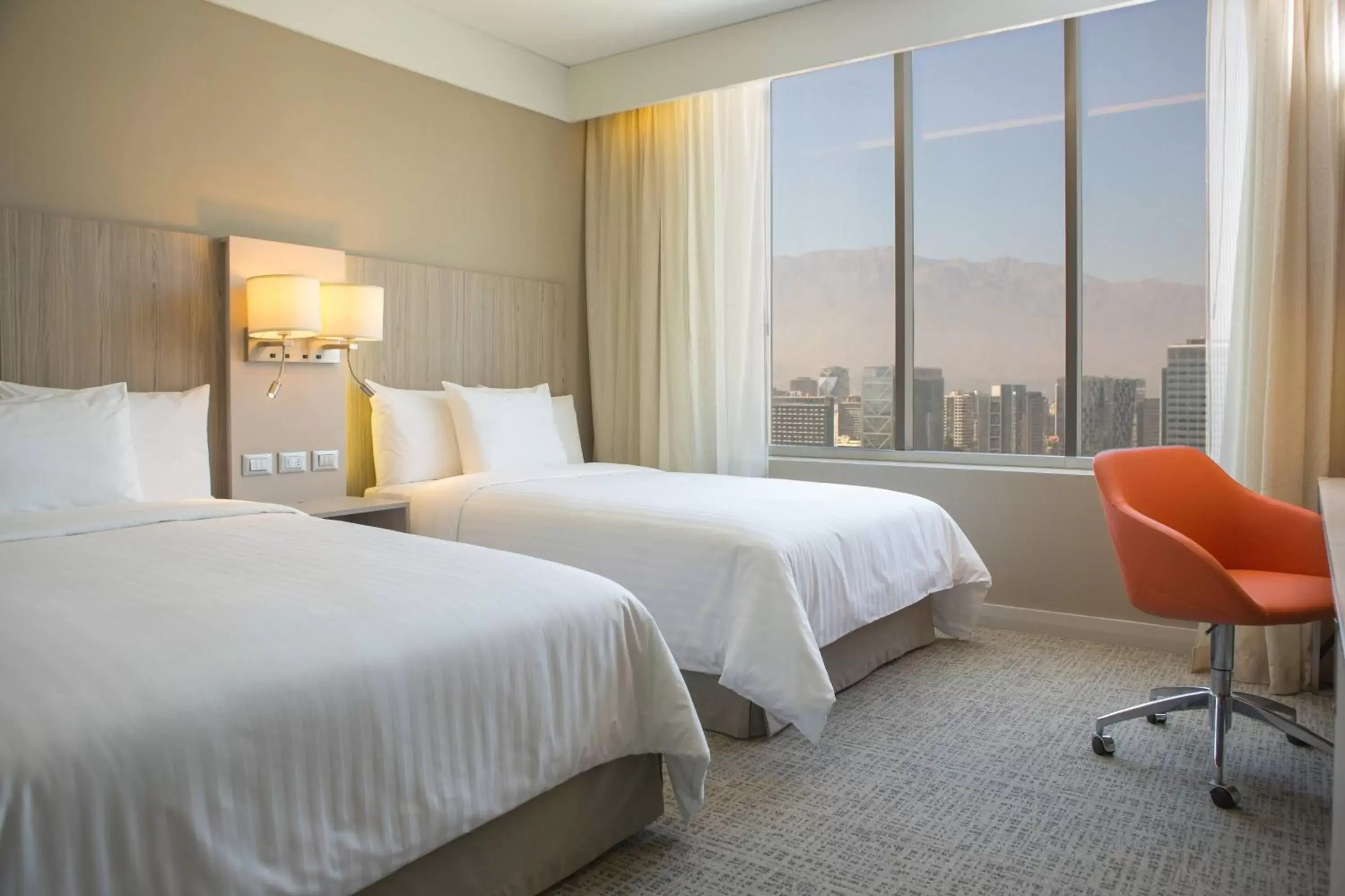 Double Room with Mountain View in Courtyard by Marriott Santiago Las Condes Double Room with Mountain View in Courtyard by Marriott Santiago Las Condes