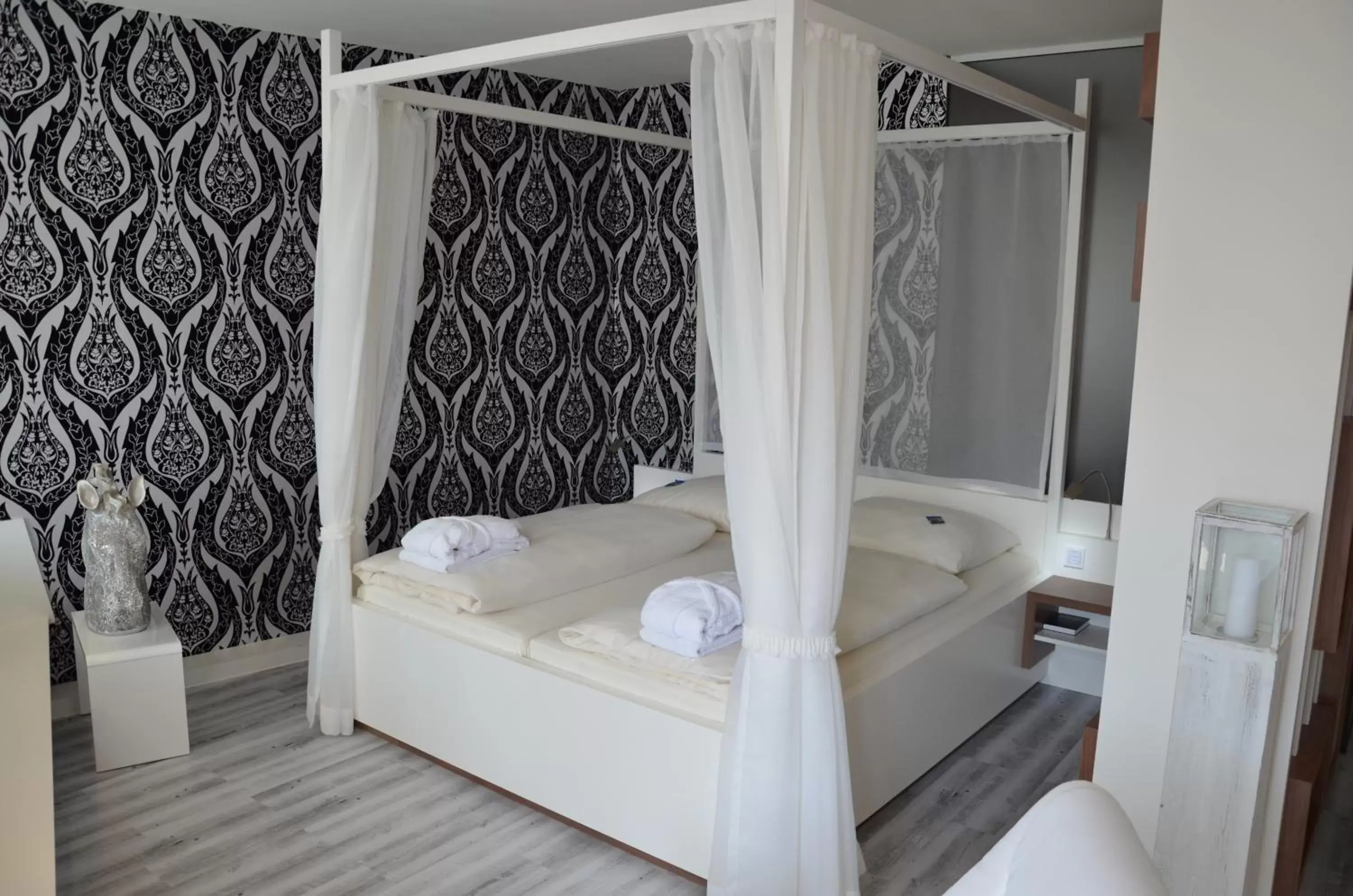 Comfort Double Room with Lateral Lake View and Balcony - single occupancy in Seehotel Adler Comfort Double Room with Lateral Lake View and Balcony - single occupancy in Seehotel Adler