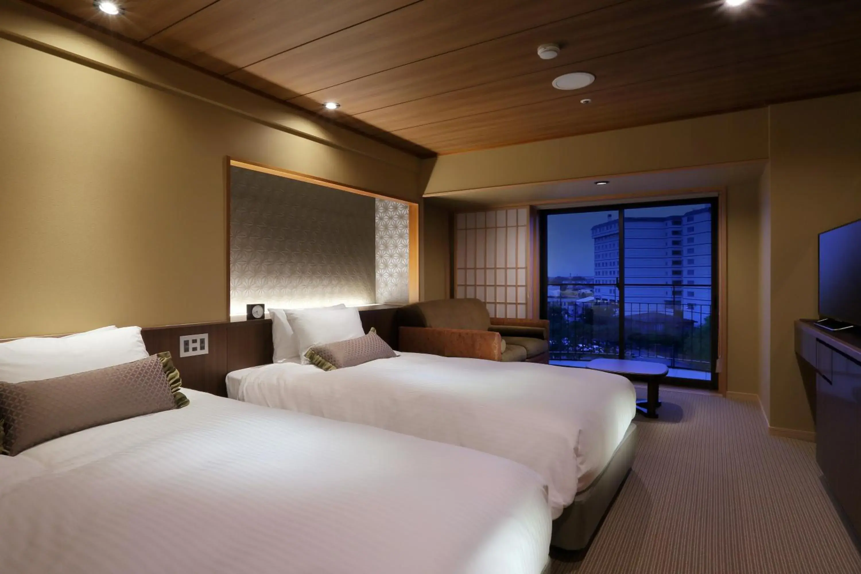 Deluxe Twin Room - Non-Smoking in Hakodate Hotel Banso Deluxe Twin Room - Non-Smoking in Hakodate Hotel Banso