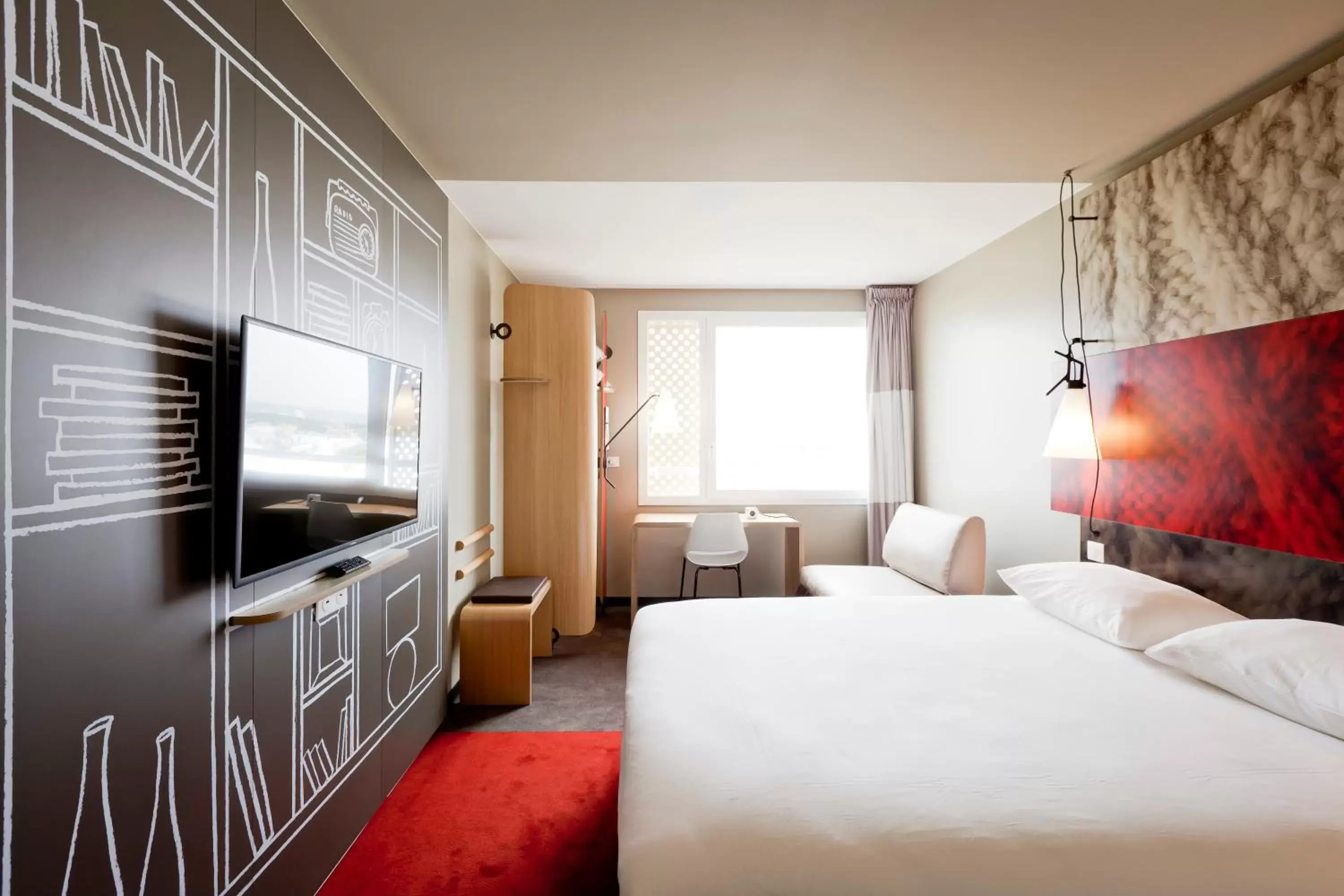 Standard Double Room with Sofa Bed in ibis Lyon Carre De Soie Standard Double Room with Sofa Bed in ibis Lyon Carre De Soie