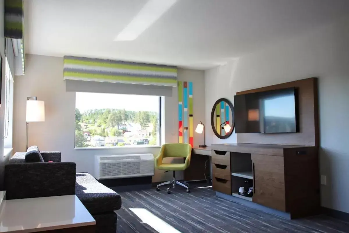 King Suite with City View - Non-Smoking in Hampton Inn Lead King Suite with City View - Non-Smoking in Hampton Inn Lead