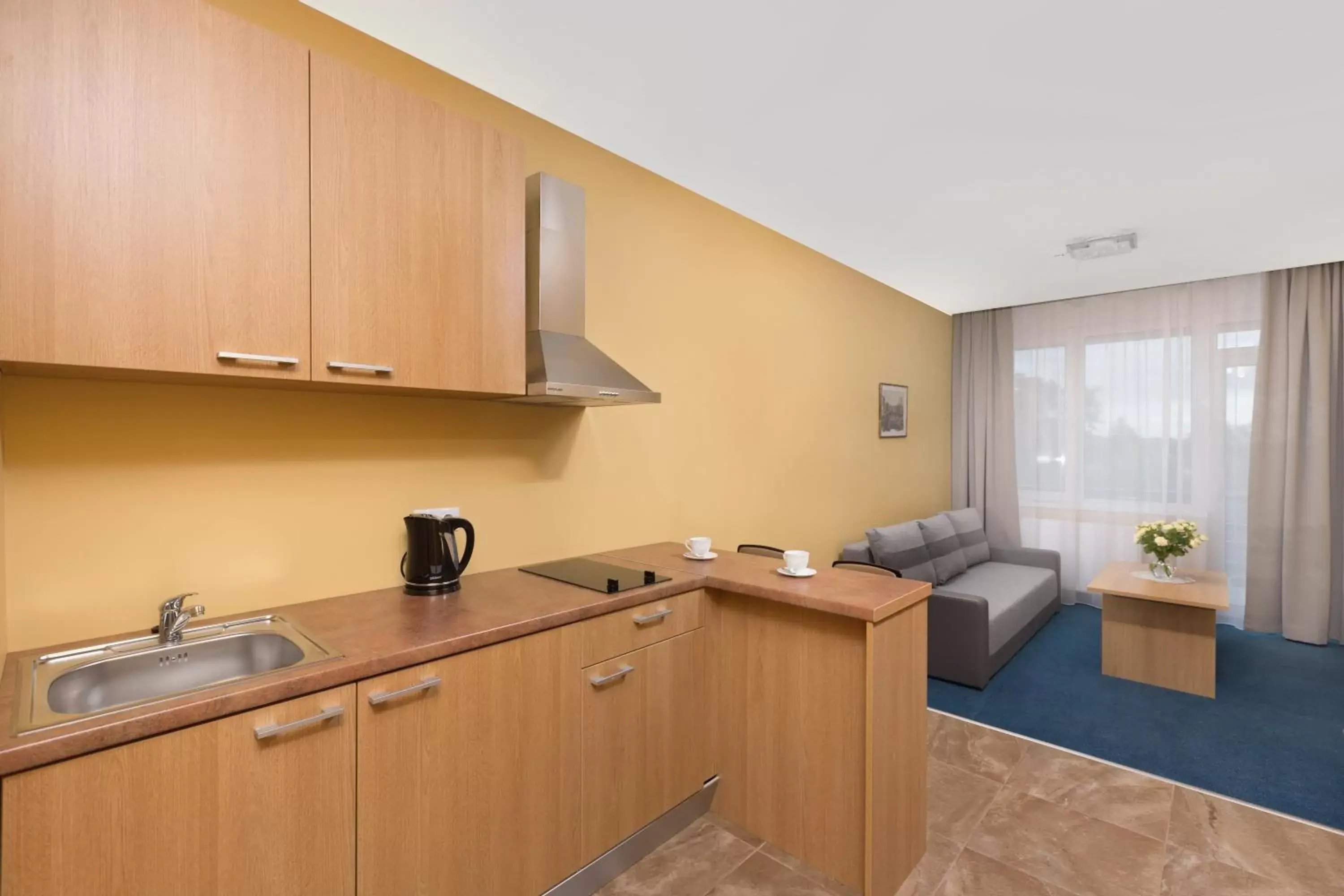 Two Room Family Room with Kitchenette with Spa Access in Daina Jurmala Beach Hotel Two Room Family Room with Kitchenette with Spa Access in Daina Jurmala Beach Hotel