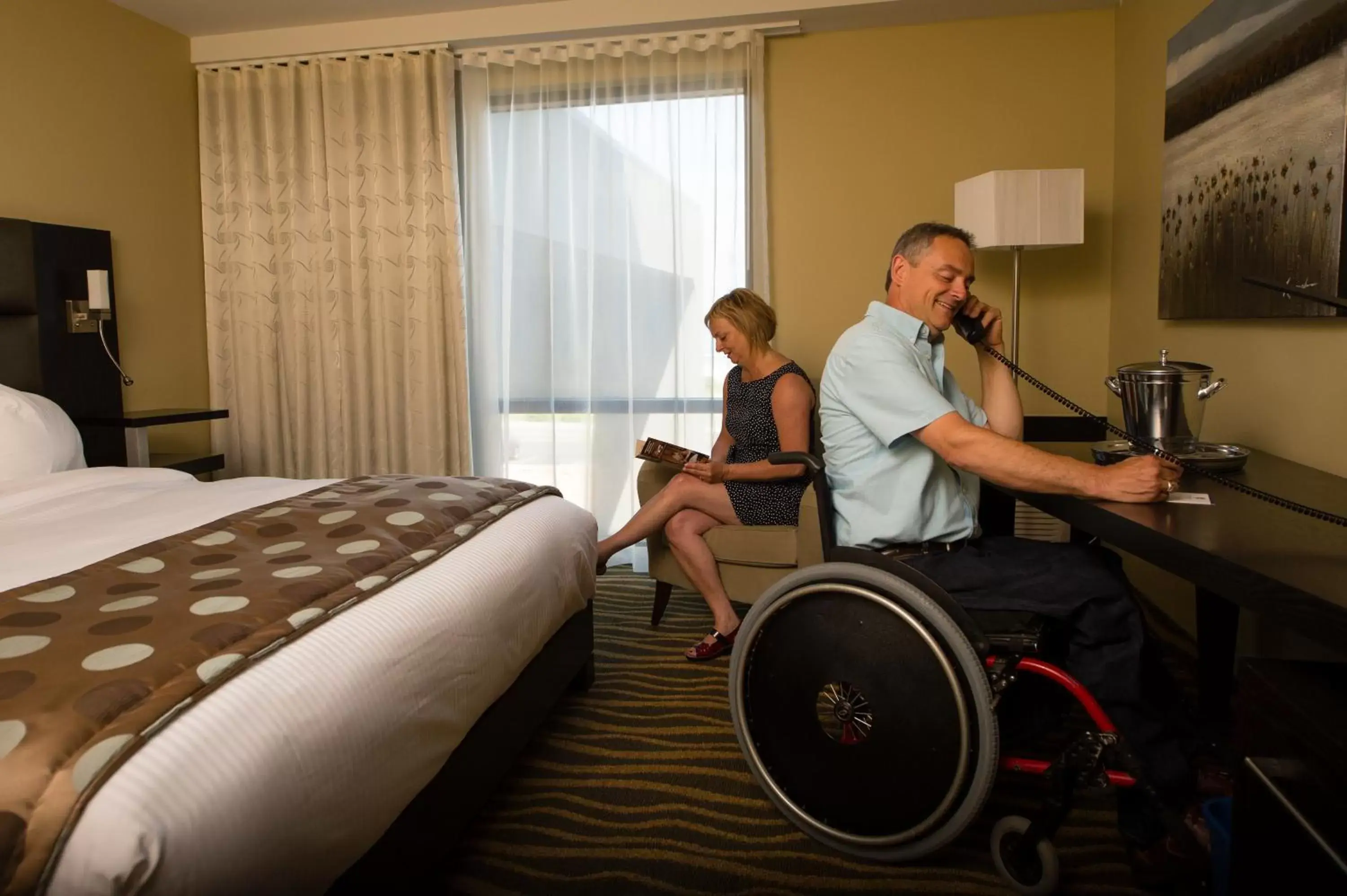 King Room with Parking View - Disability Access - Non-smoking in Hotel Levesque King Room with Parking View - Disability Access - Non-smoking in Hotel Levesque