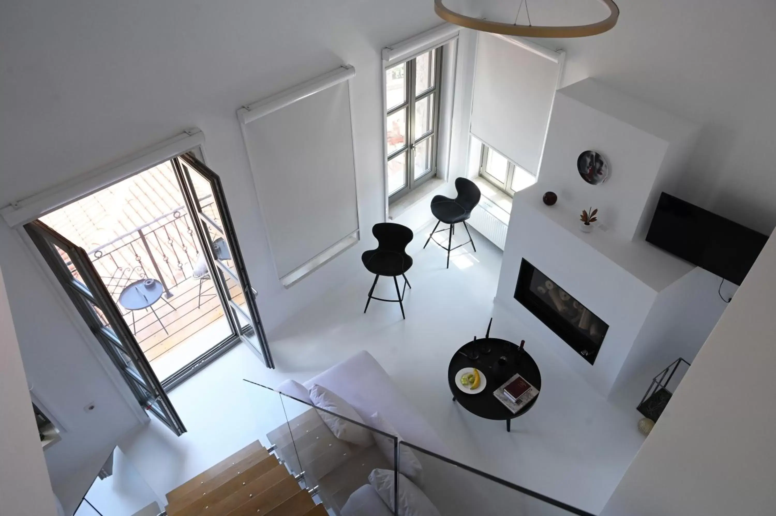 Property building, Seating Area in Clocktower Luxury Suites Property building, Seating Area in Clocktower Luxury Suites