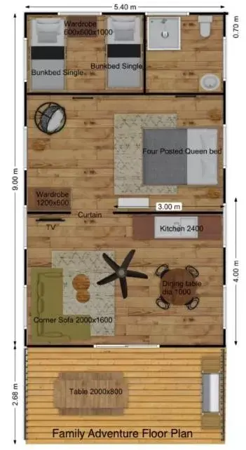 Family Glamping Tent (No Pets) in Ballina Beach Nature Resort Family Glamping Tent (No Pets) in Ballina Beach Nature Resort