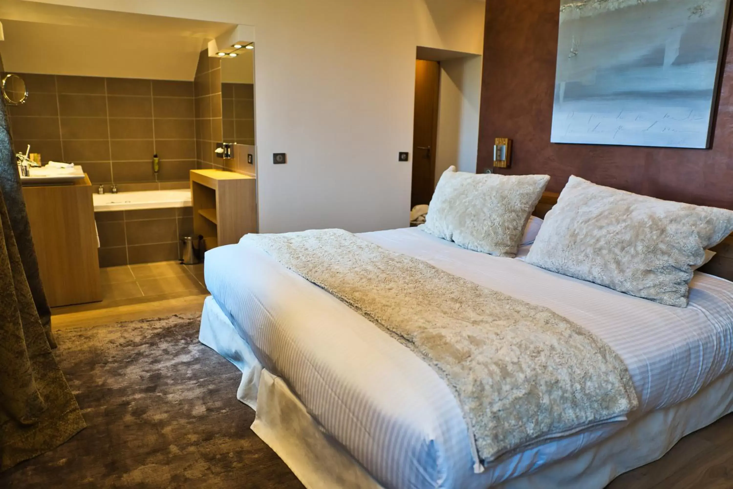 Family Suite Duplex at Maison des Ecureuils (annex) in Château des Avenieres - Relais & Châteaux Family Suite Duplex at Maison des Ecureuils (annex) in Château des Avenieres - Relais & Châteaux