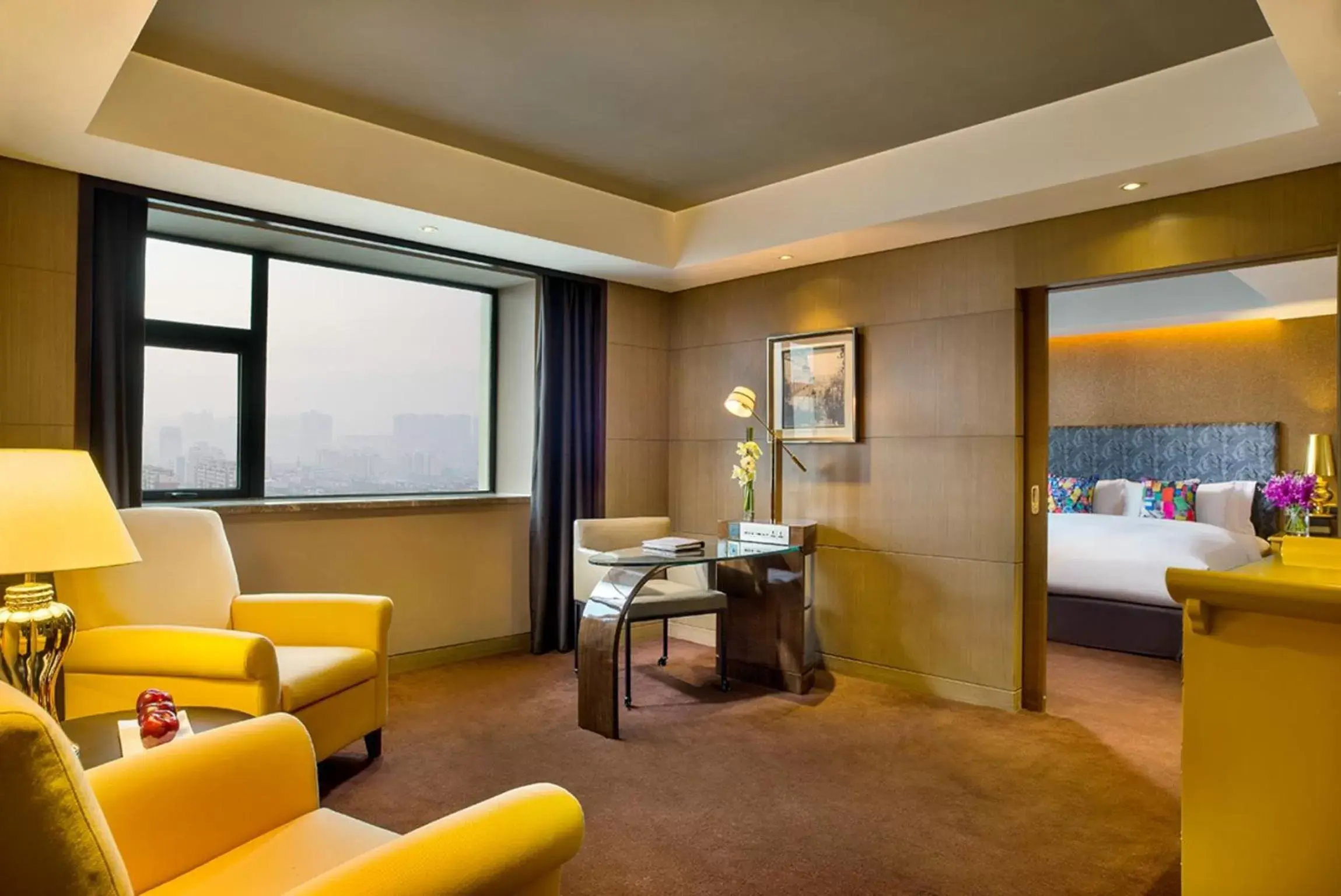 Two-Bedroom Family Suite with Two King Beds in Sofitel Zhengzhou International Two-Bedroom Family Suite with Two King Beds in Sofitel Zhengzhou International