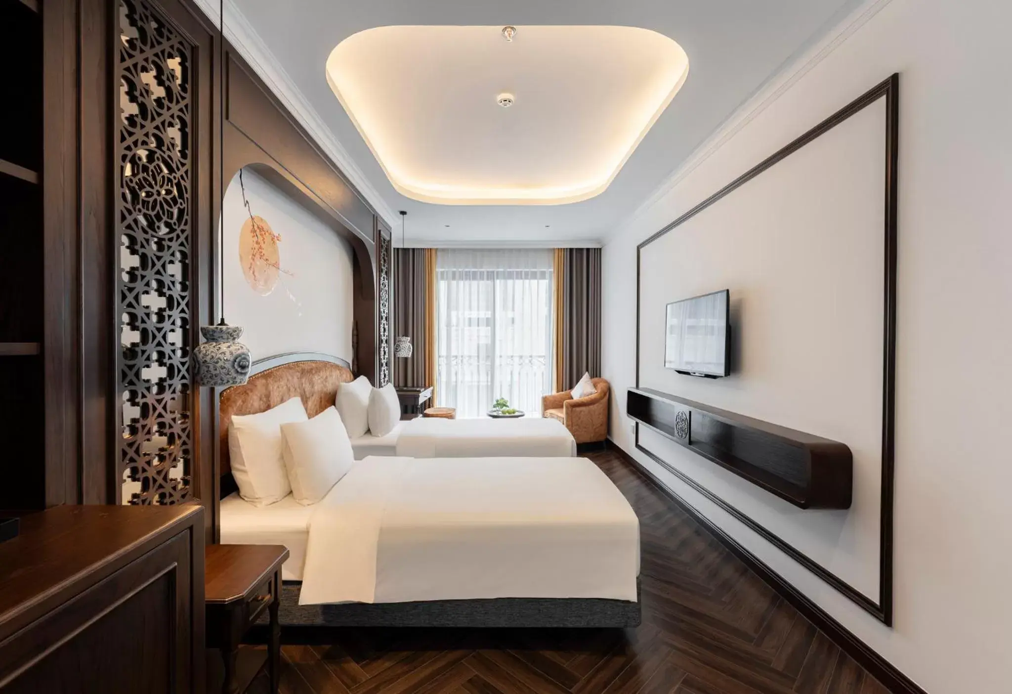 Bed in Paradise Suites Nguyen Khuyen Bed in Paradise Suites Nguyen Khuyen